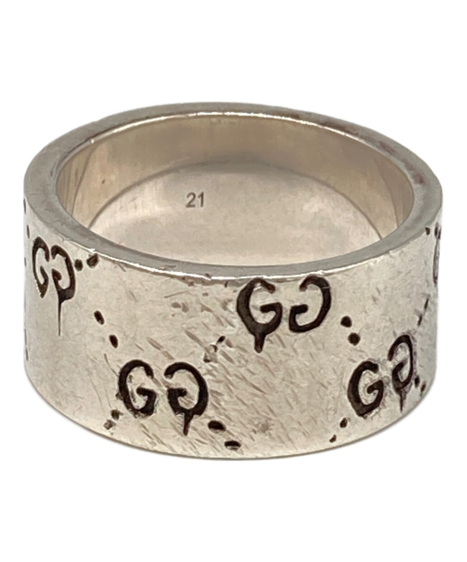 【新品磨き】GUCCI グッチゴースト リング 20号 〈ワイドタイプ〉 gu-457228-j8400-0701-16.jpg