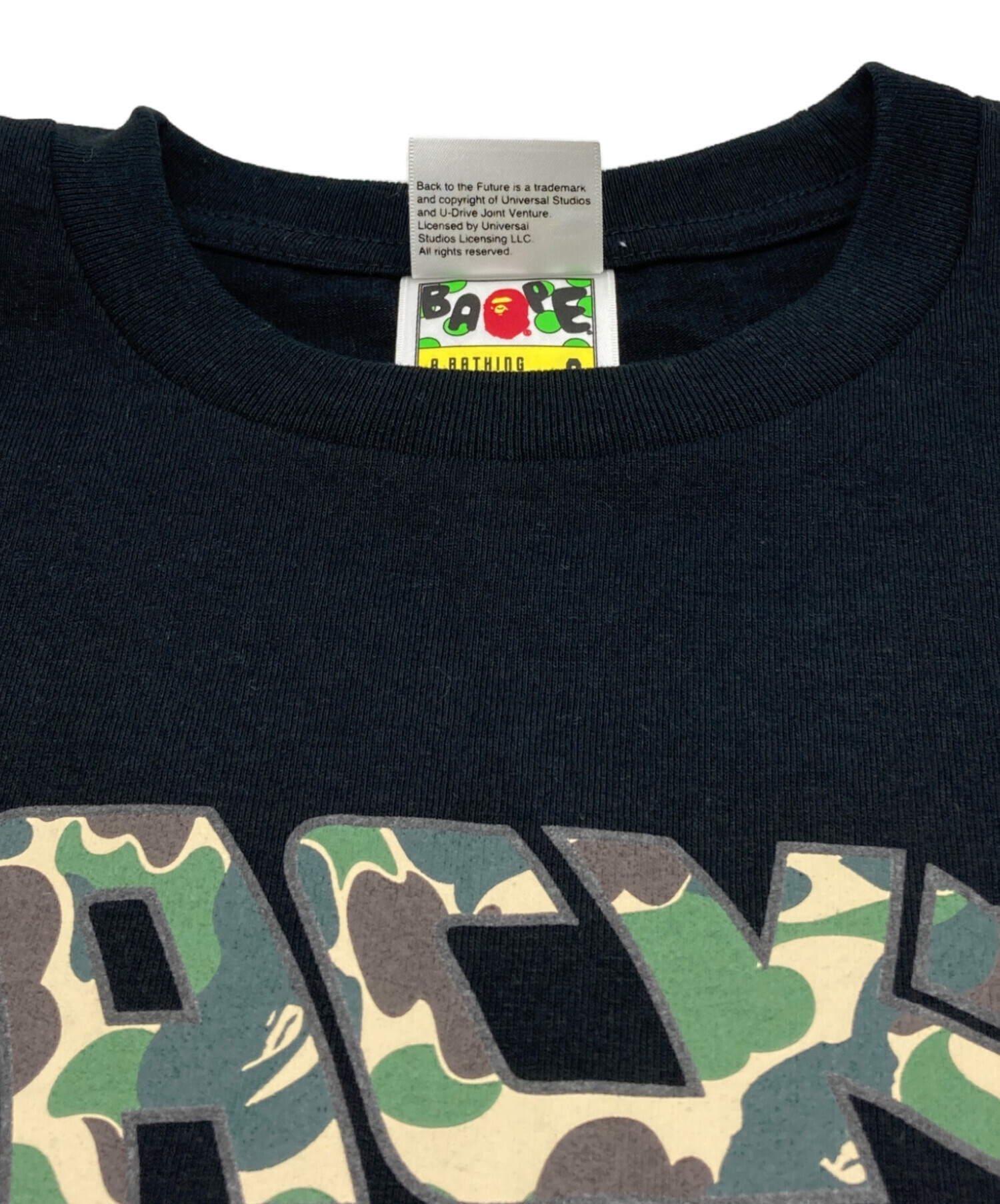 A BATHING APE × BACK TO THE FUTURE Tシャツ BAPE × Back to the Future DeLorean Milo T-shirt White A Bathing