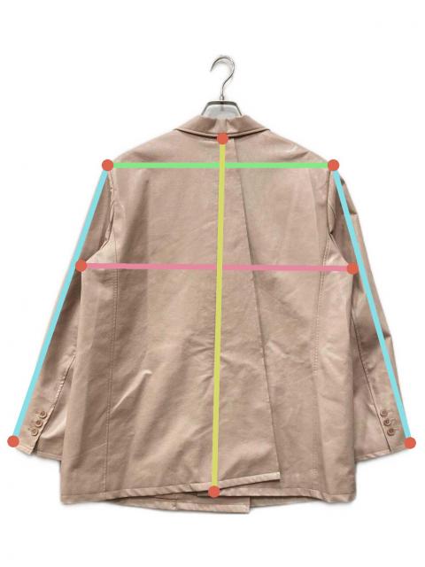 ameri LUSTER FAKE LEATHER JACKET ジャケット Ameri（アメリ）の「LUSTER SYNTHETIC LEATHER JACKET（テーラード