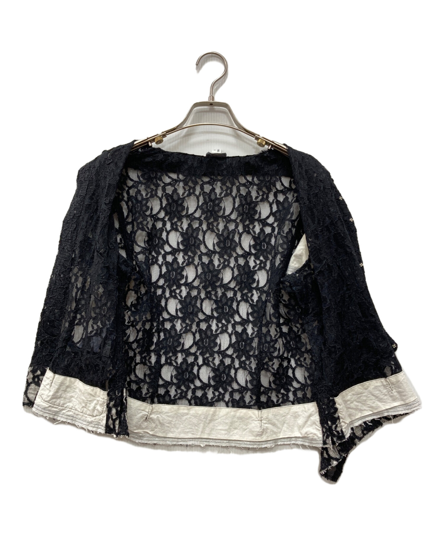 【美品】タオコムデギャルソン　半袖トップス　レース　異素材 中古・古着通販】TAO COMME des GARCONS (タオ コムデギャルソン