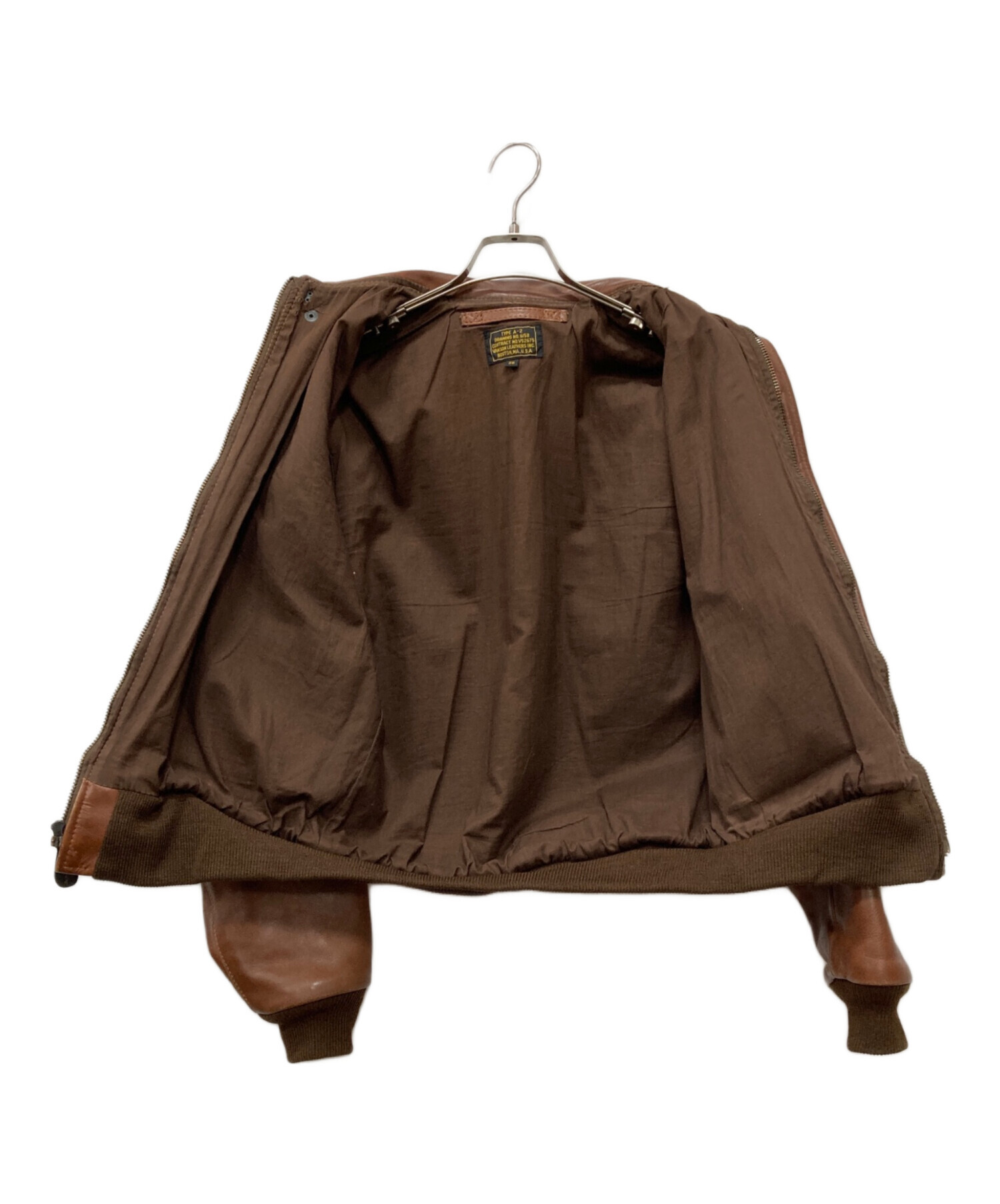 中古・古着通販】VANSON (バンソン) A-2レザーフライトジャケット