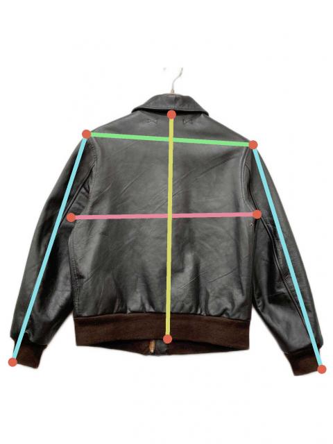 中古・古着通販】YMCLKY (ワイエムシーエルケーワイ) A-2 レザー