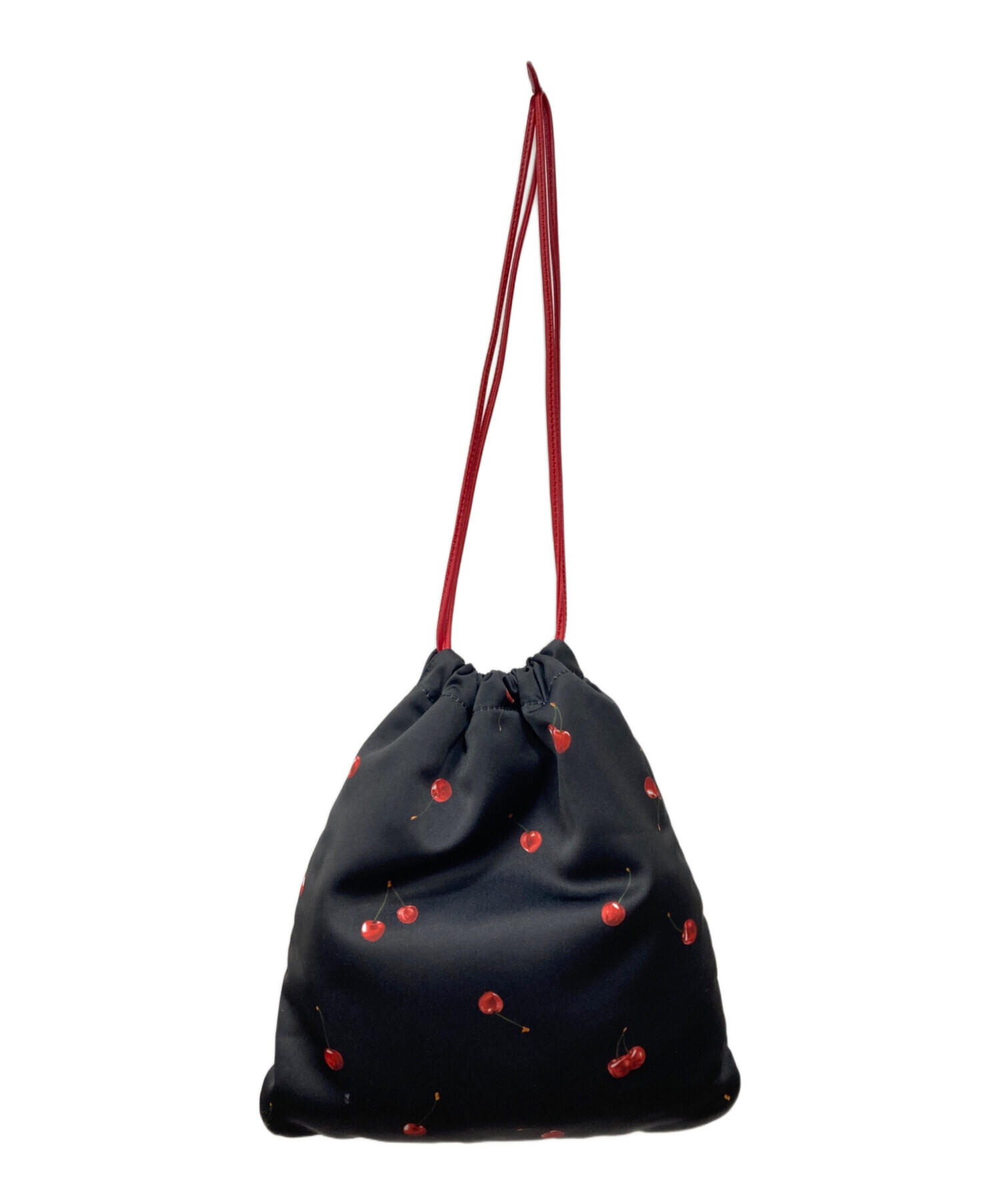 miumiu 巾着 中古・古着通販】MIU MIU (ミュウミュウ) 巾着バック ブラック サイズ