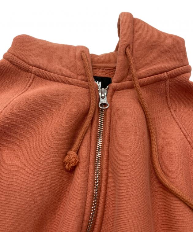 中古・古着通販】stussy (ステューシー) FLEECE RAGLAN ZIP HOODIE