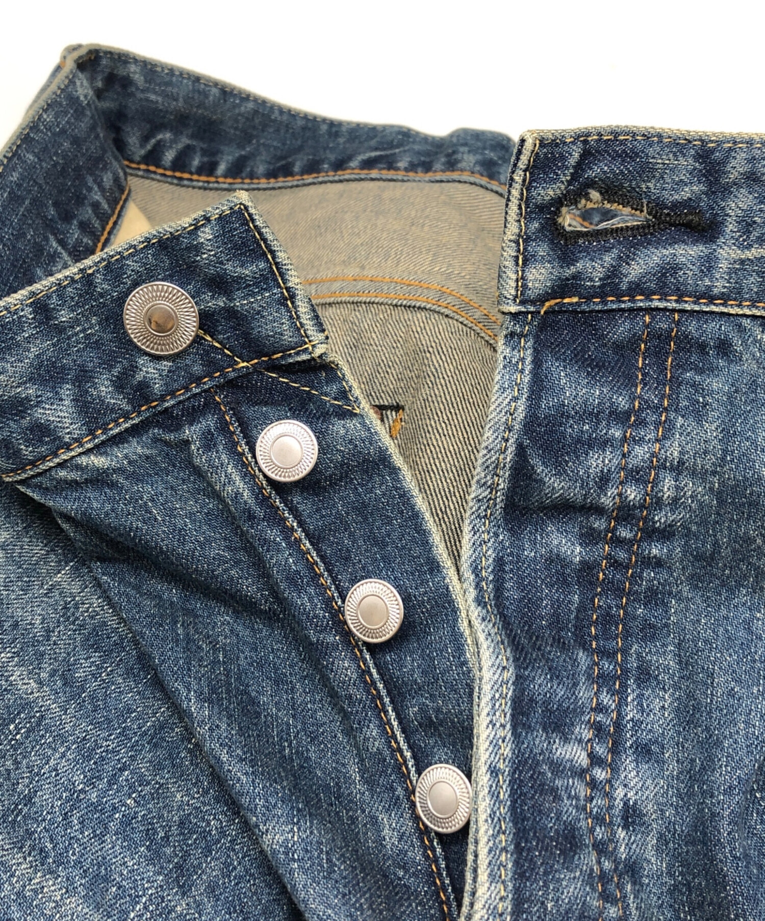 値下げ！　アプレッセ　デニム　30 a.presse パンツ 中古・古着通販】A.PRESSE (アプレッセ) Washed Denim Wide Pants