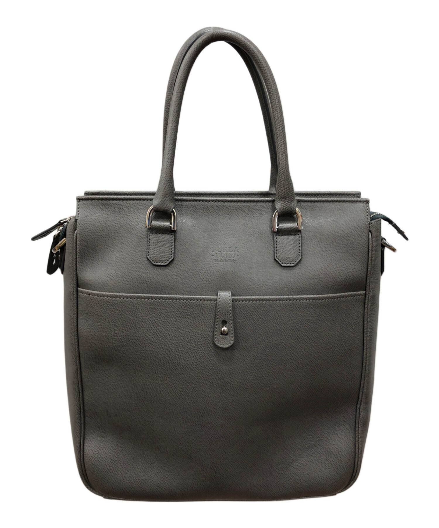 中古・古着通販】FURLA UOMO (フルラ ウオモ) トートバッグ グレー 