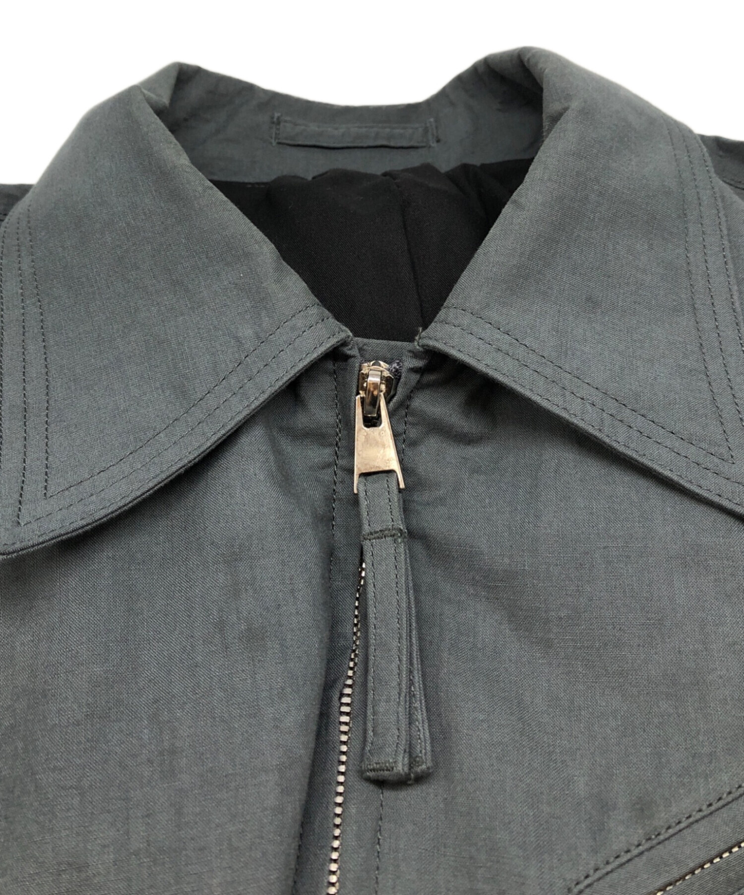 中古・古着通販】OUAT (オーユーエーティー) BOMBER JACKET グレー