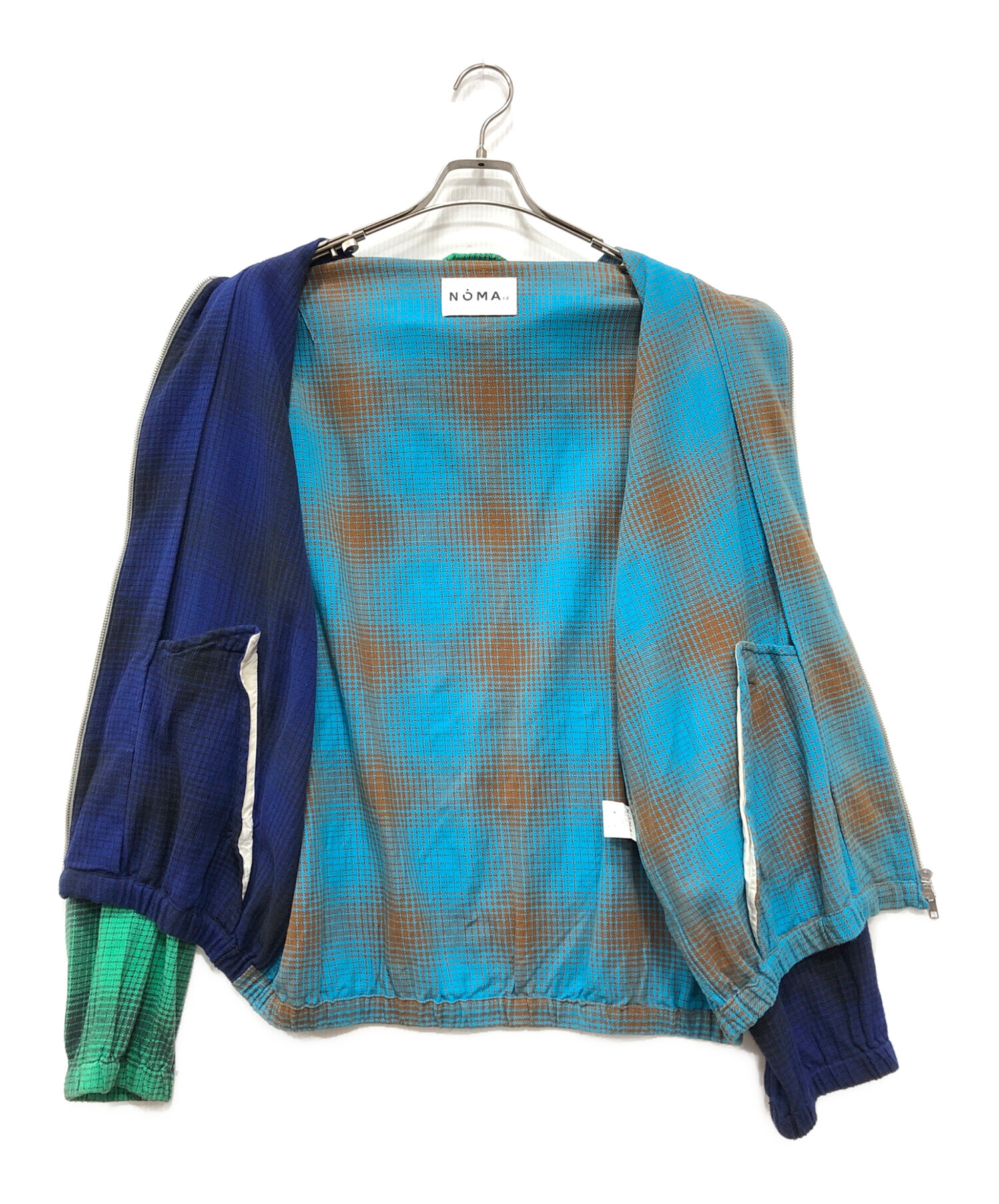 NOMA t.d.】 オンブレチェック ブルゾン