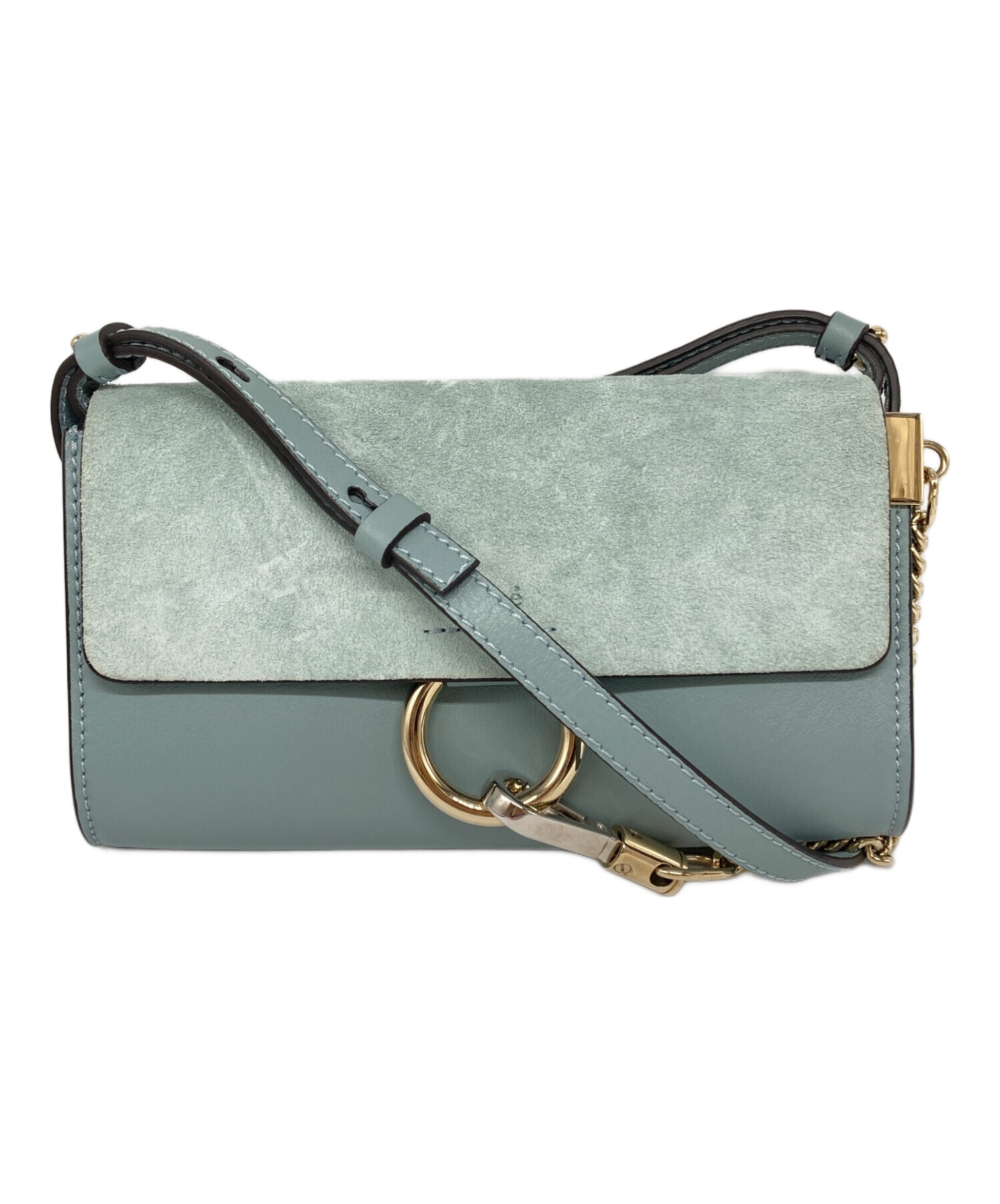 中古・古着通販】Chloe (クロエ) Fayeショルダーバッグ スカイブルー 