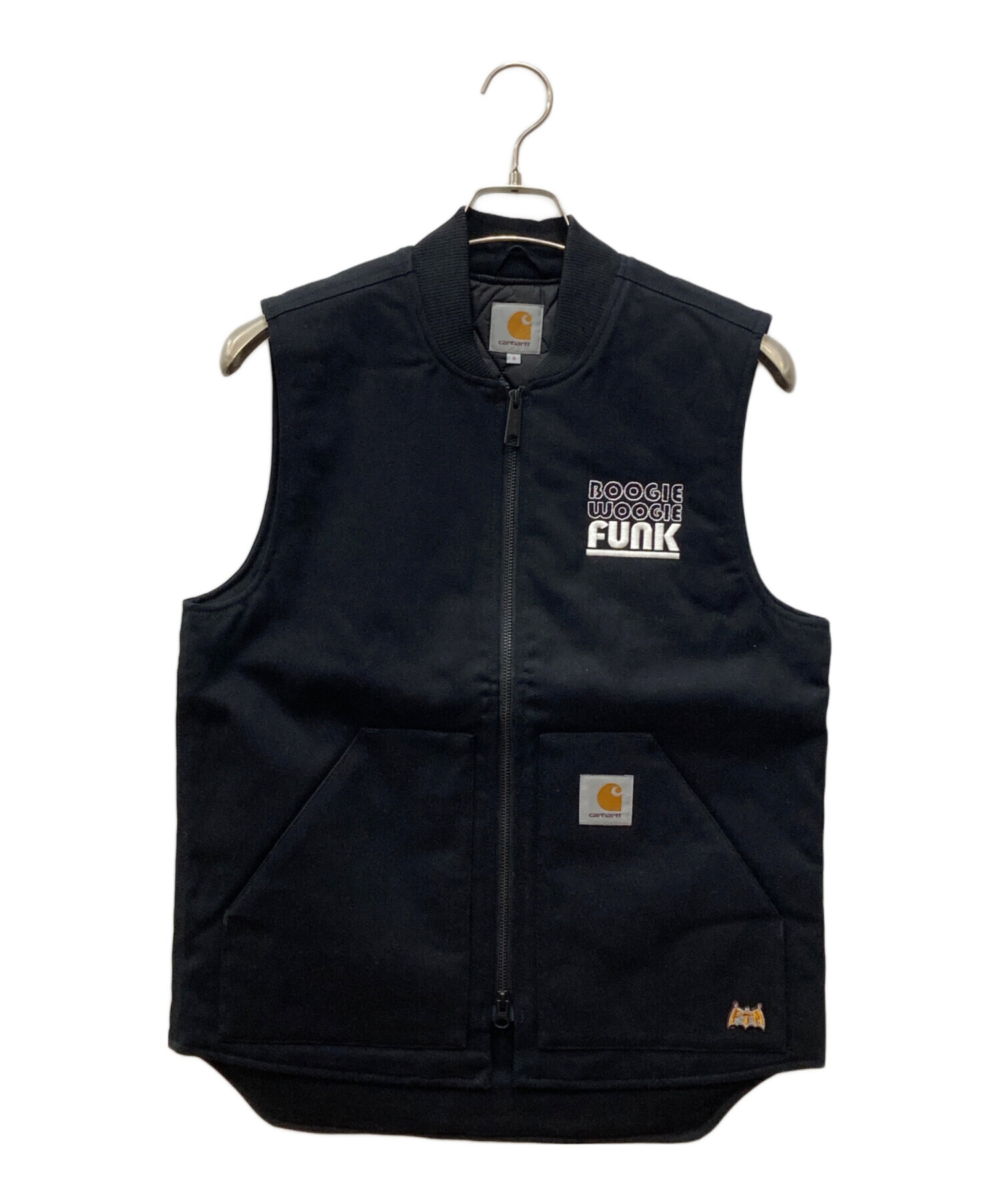 中古・古着通販】CarHartt (カーハート) ダックジップベスト ブラック