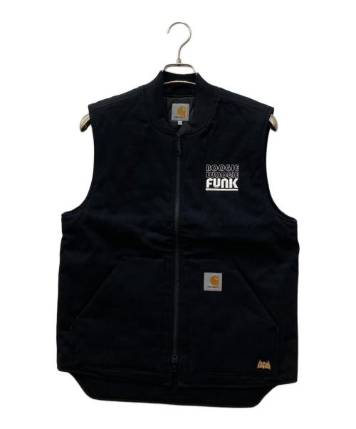 Carhartt ジップアップベスト　古着 中古・古着通販】CarHartt (カーハート) ダックジップベスト ブラック