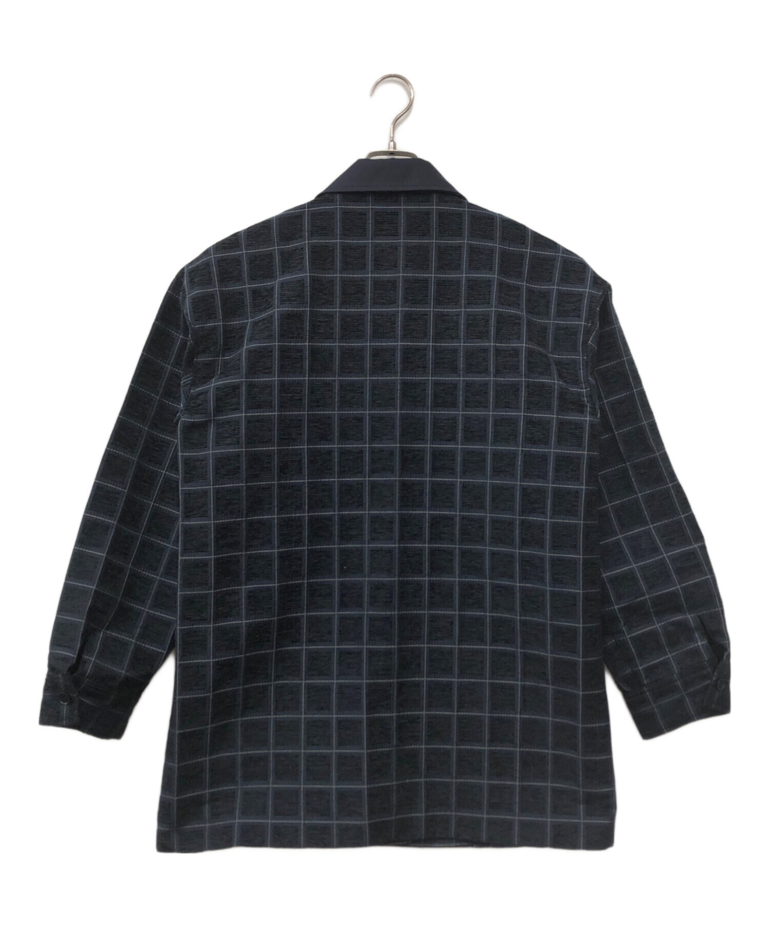 中古・古着通販】louren (ローレン) velvet jacquard check blouson 