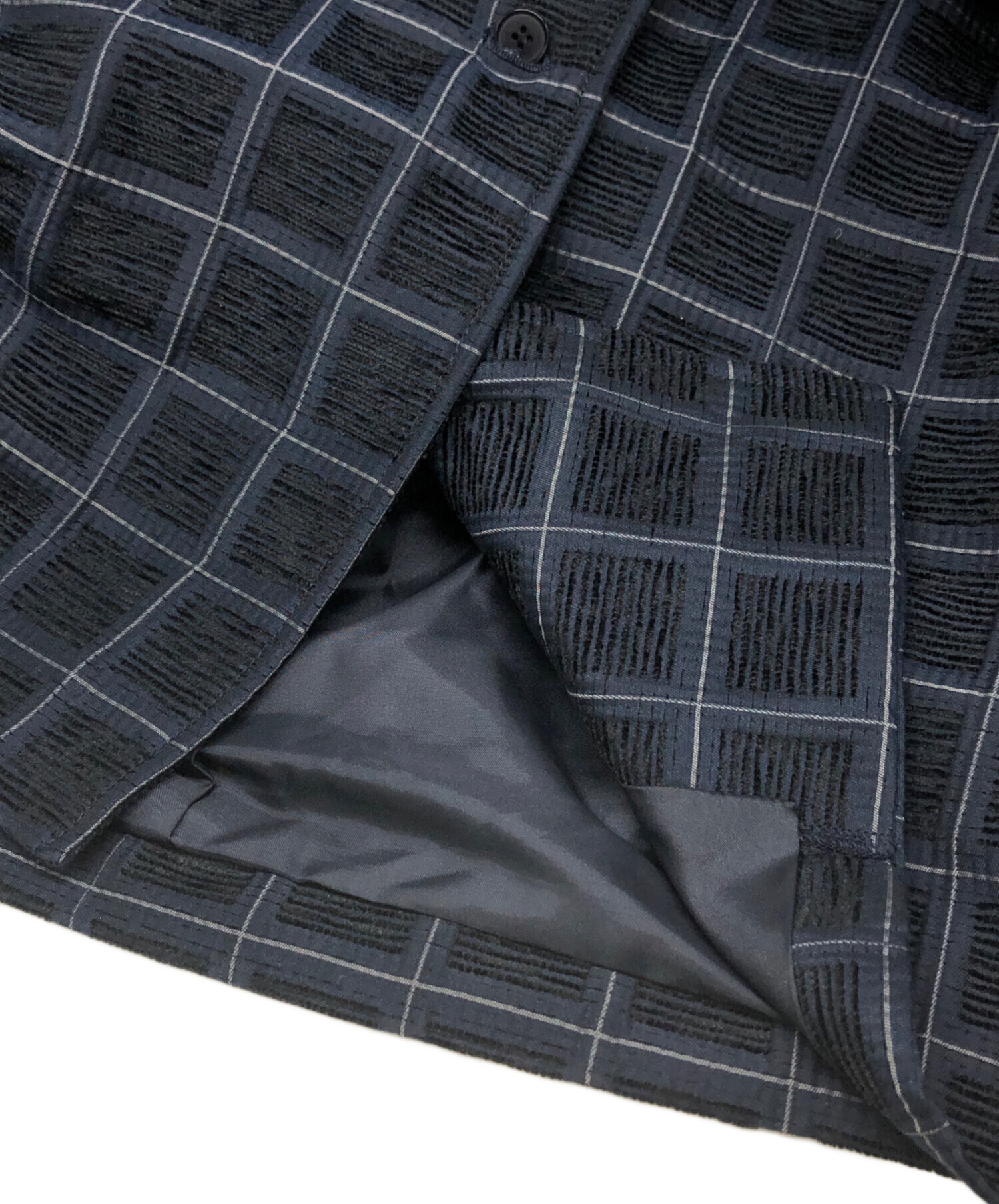 ジャケット・アウター velvet jacquard check blouson velvet jacquard check blouson – louren store