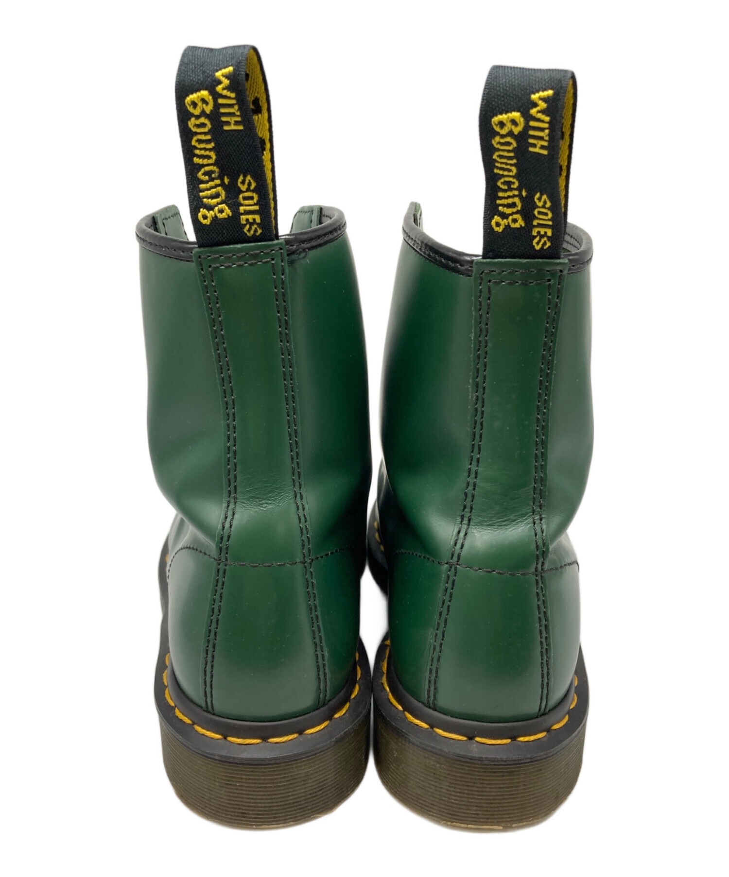 ドクターマーチン　緑　UK6（25.5） 中古・古着通販】Dr.Martens (ドクターマーチン) 8ホールブーツ