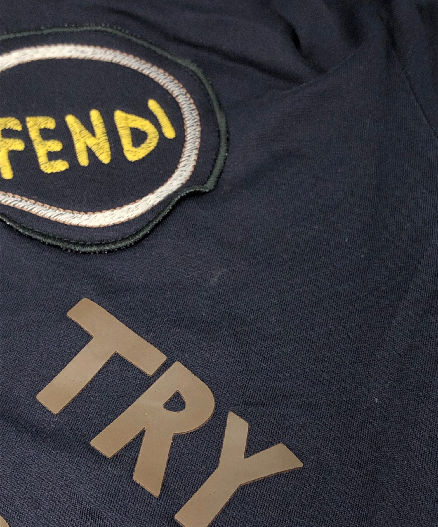 中古・古着通販】FENDI (フェンディ) LOVE モンスターワッペンTシャツ