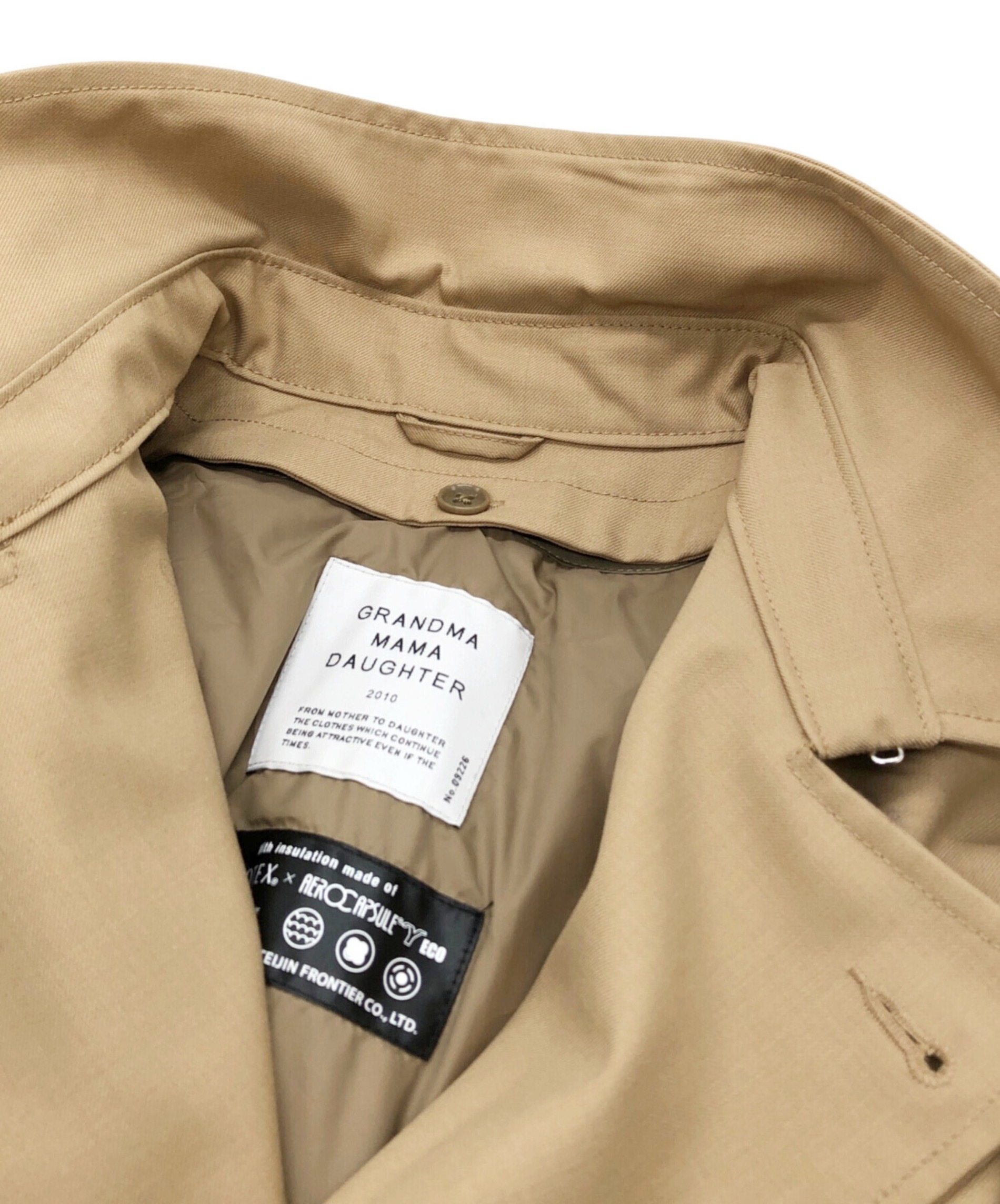 d*7様 GRANDMA MAMA DAUGHTER ダッフルコート ベージュ 楽天市場