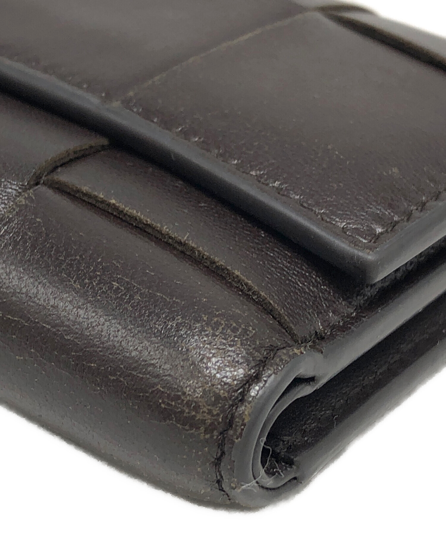 中古・古着通販】BOTTEGA VENETA (ボッテガベネタ) 3つ折り財布