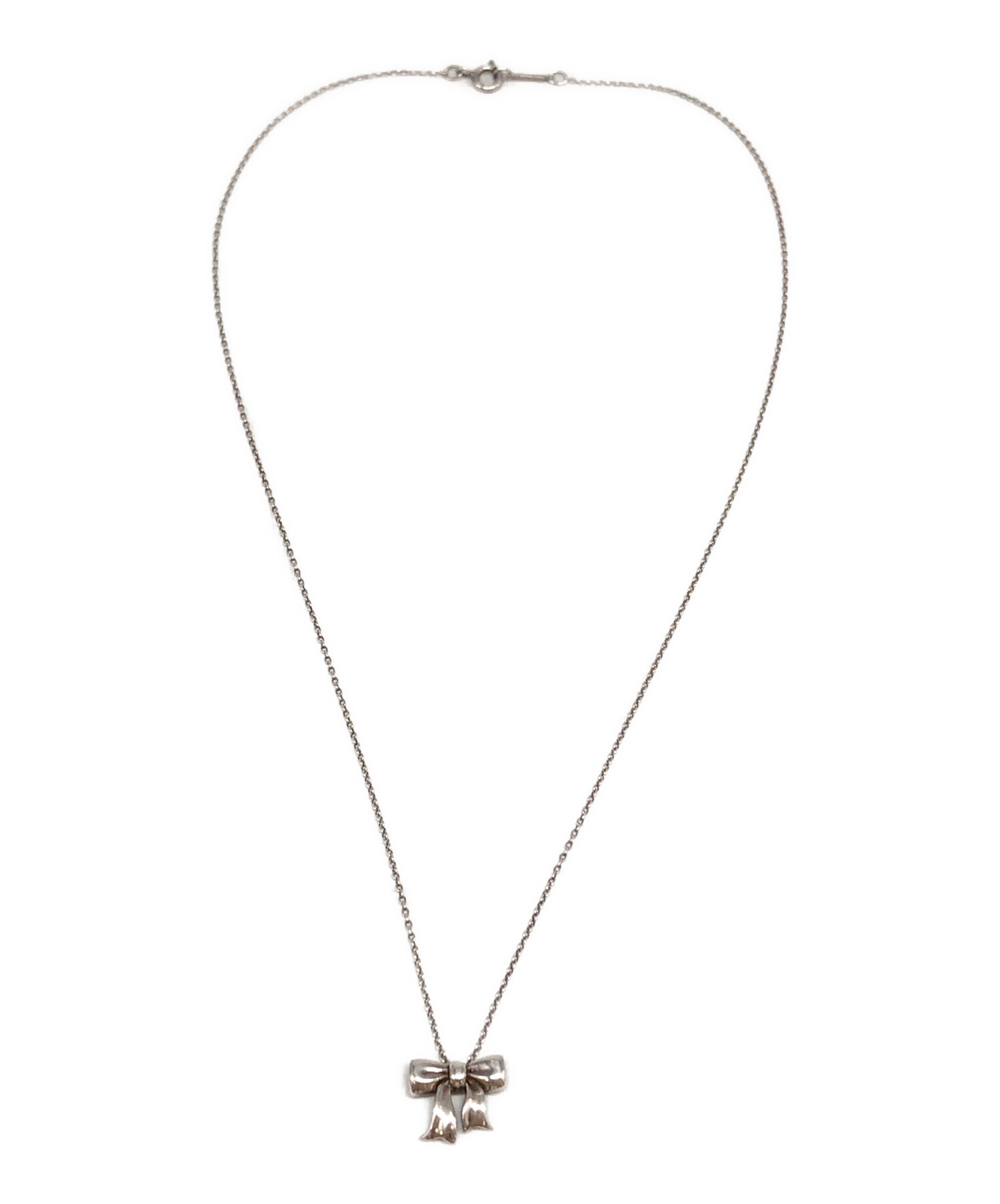 中古・古着通販】Tiffany & Co. (ティファニー) リボンネックレス 