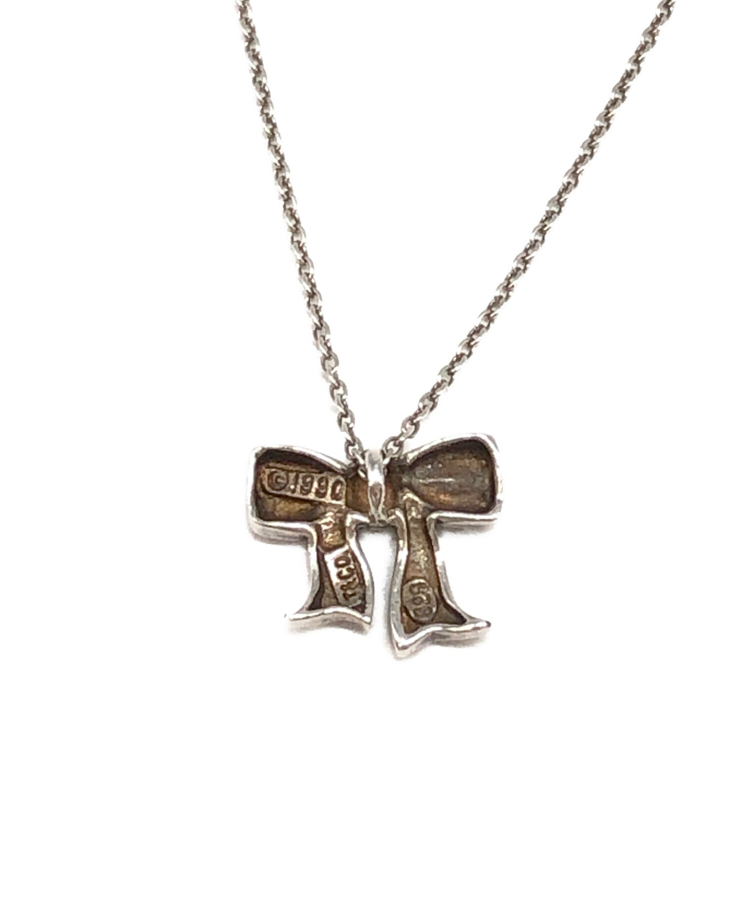 中古・古着通販】Tiffany & Co. (ティファニー) リボンネックレス