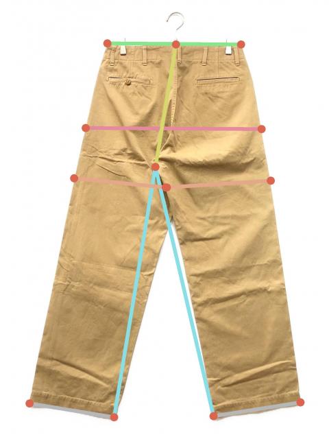 ナイジェルケーボン　ベージュパンツ　32インチ 中古・古着通販】NIGEL CABOURN (ナイジェルケーボン) チノパン