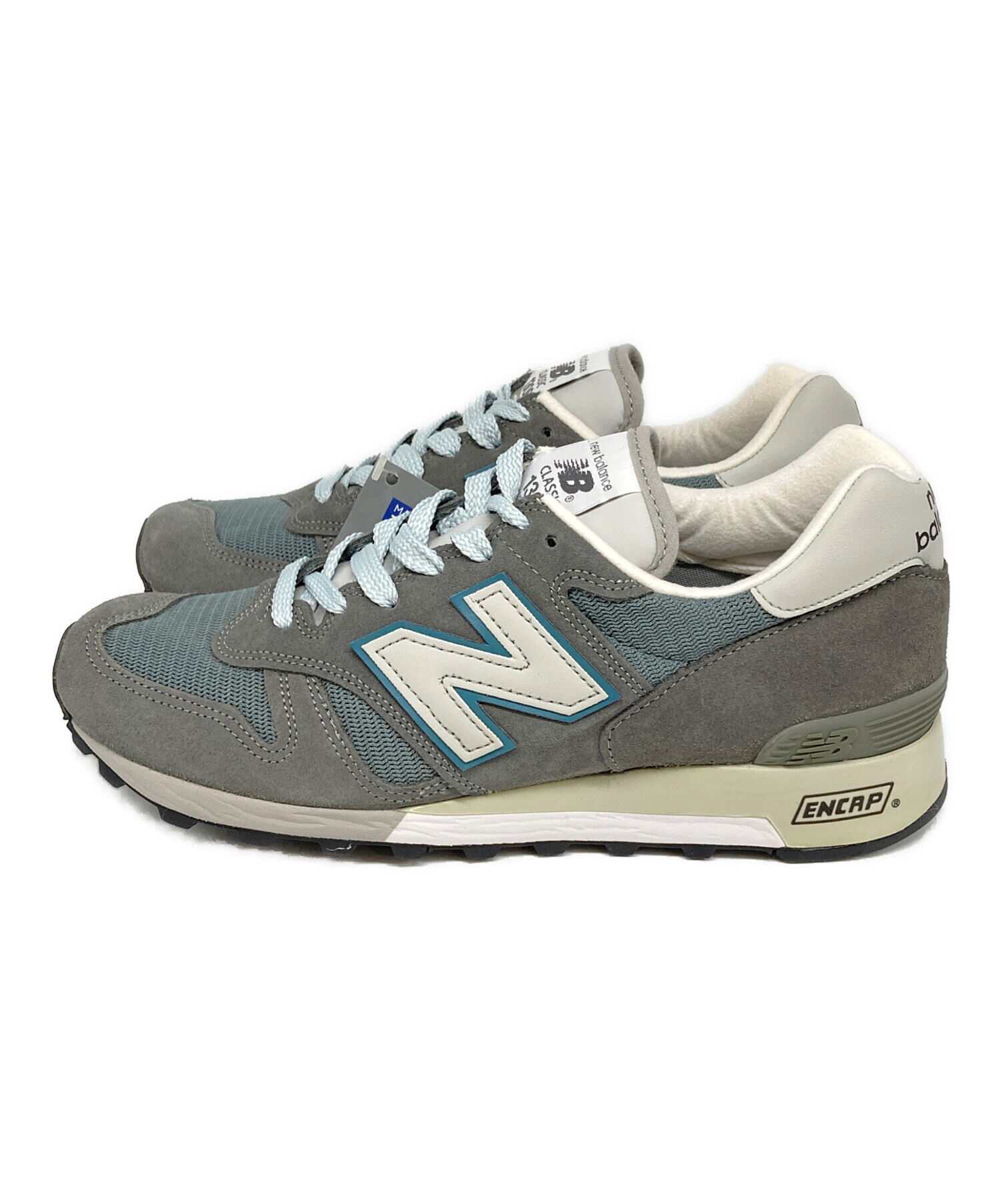 New Balance CLASSIC 1300USモデルグレー/ミント New Balance Made in USA 1300JP sneakers for ADULT-UNISEX, Men