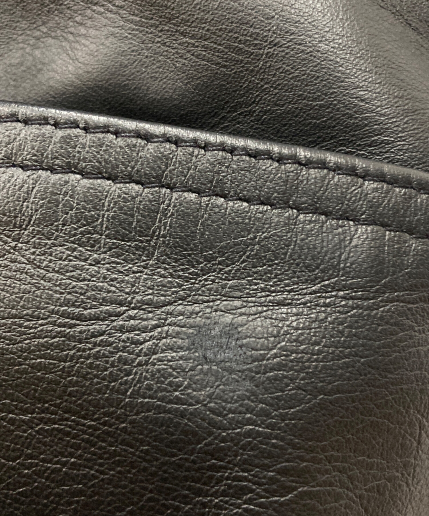 中古・古着通販】Schott (ショット) レザーパンツ ブラック サイズ