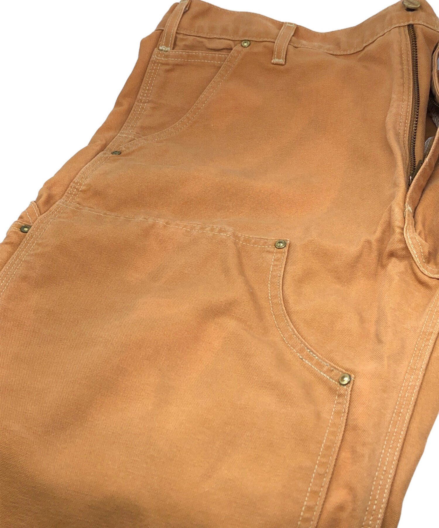 中古・古着通販】CarHartt (カーハート) ダブルニーパンツ ブラウン