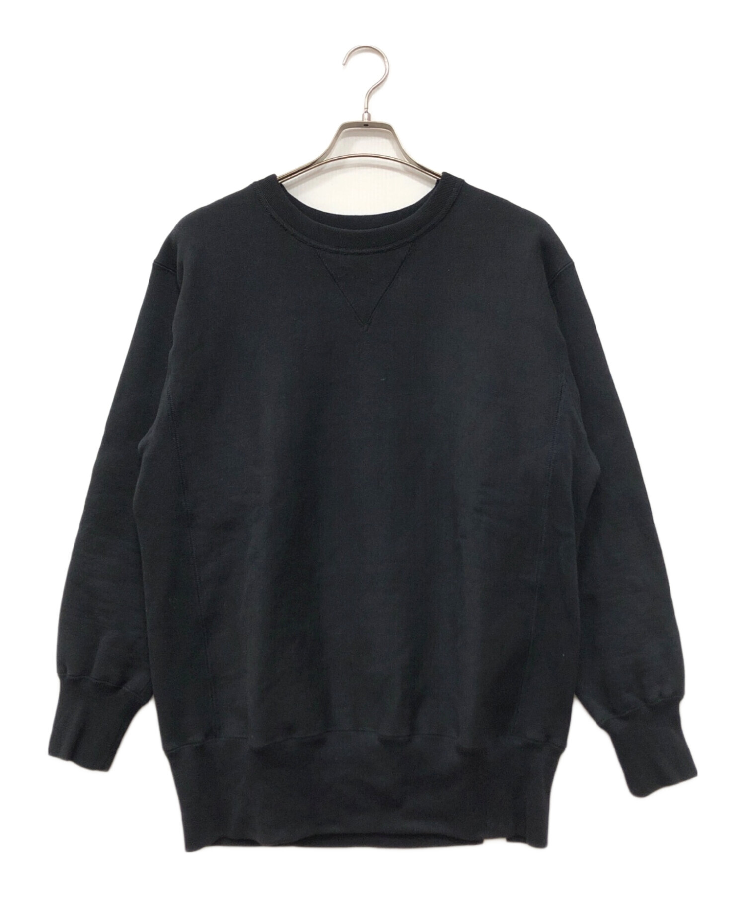中古・古着通販】BONCOURA (ボンクラ) 両Vトレーナー ブラック サイズ 