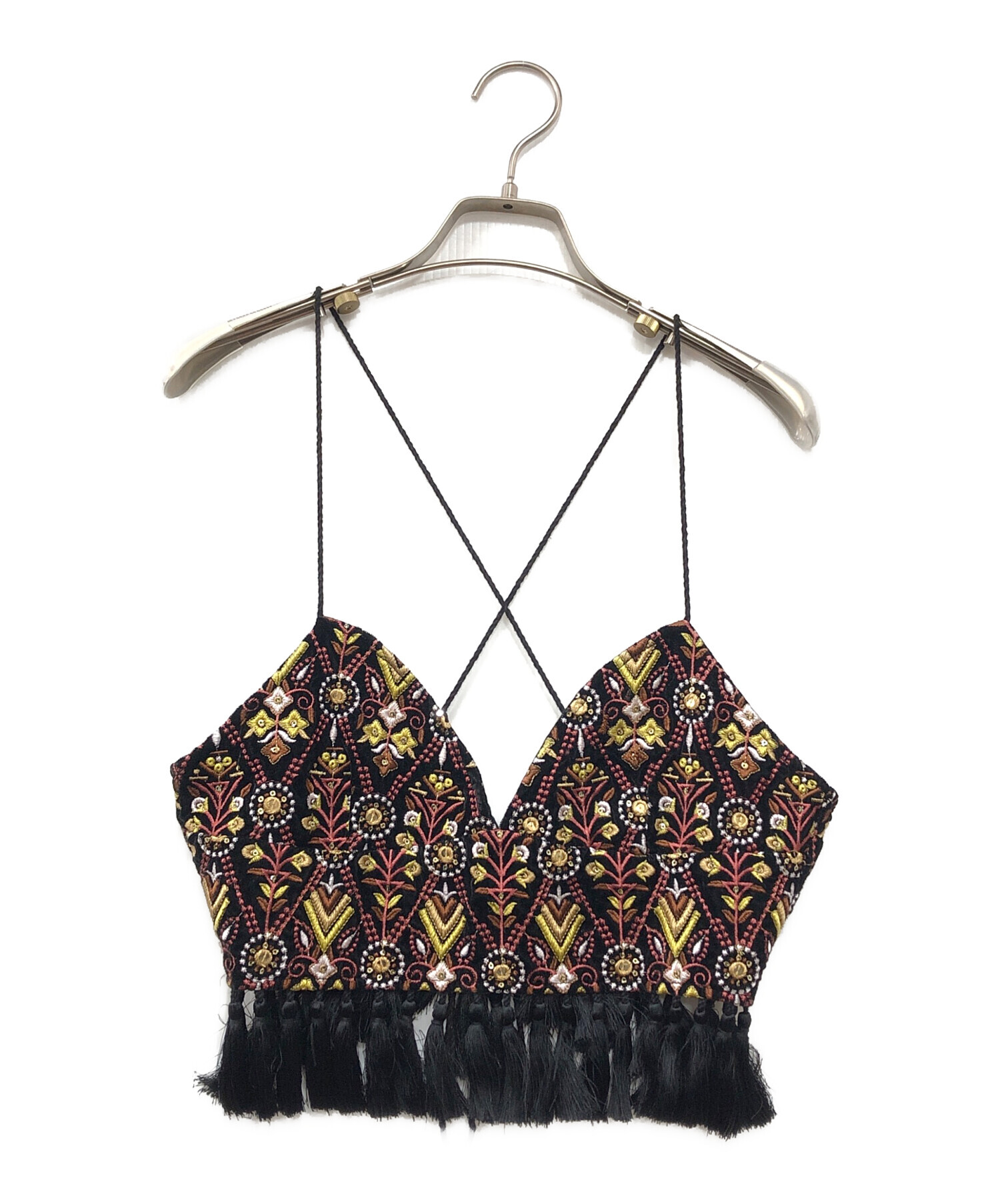 Ameri】INDIA EMBROIDERY BUSTIER 【公式通販】