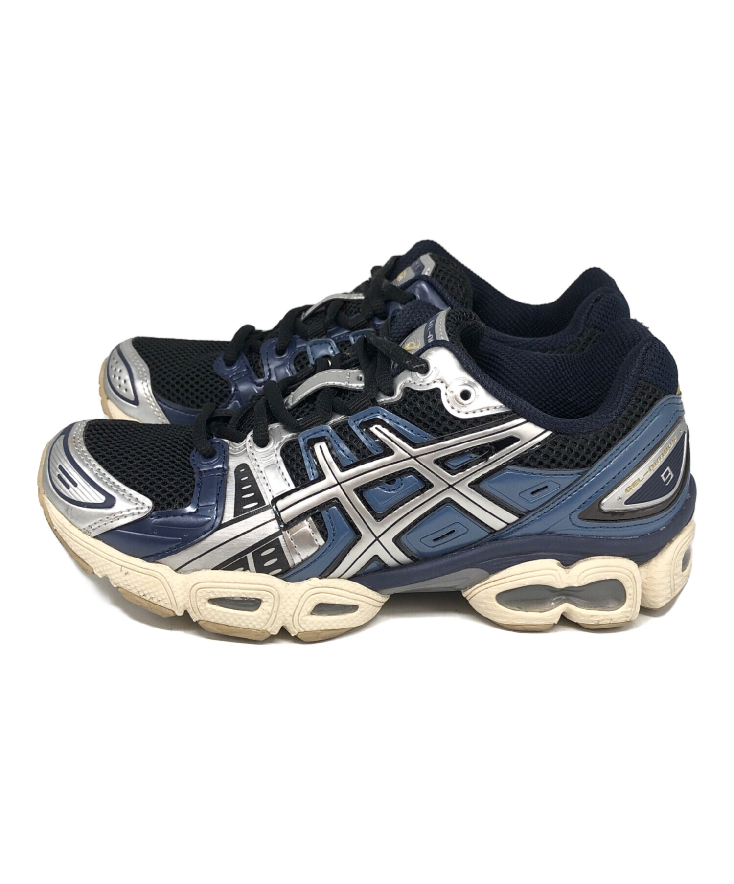 中古・古着通販】asics (アシックス) GEL-NIMBUS 9 ネイビー サイズ 