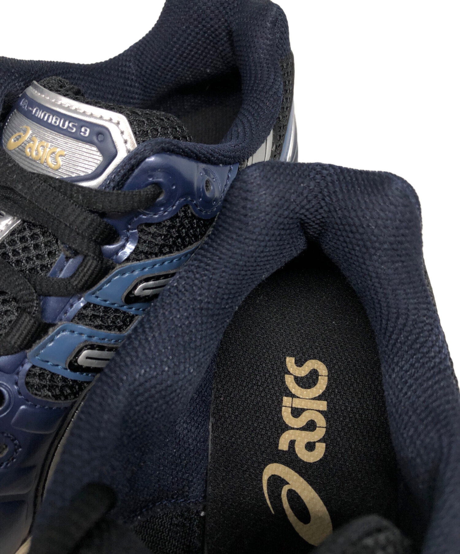 中古・古着通販】asics (アシックス) GEL-NIMBUS 9 ネイビー サイズ