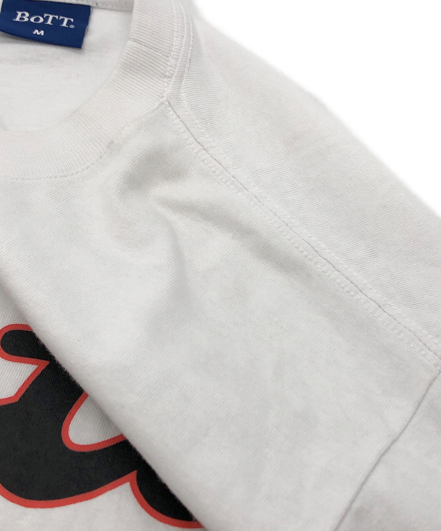 中古・古着通販】BoTT (ボット) プリントTシャツ ホワイト サイズ:M 