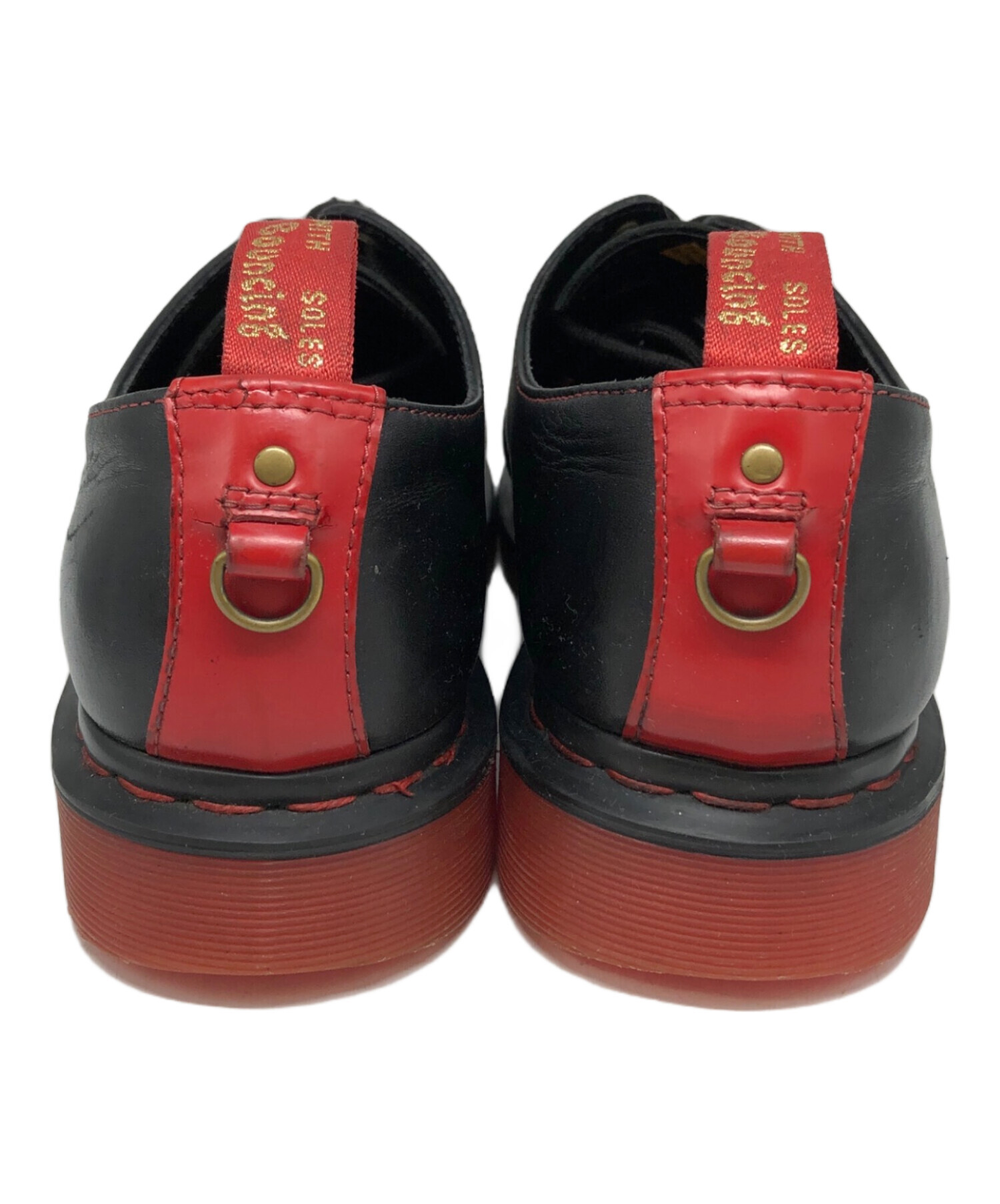 Dr.Martens マーチン 赤黒　3ホール　CLOT DIRENGREY 中古・古着通販】Dr.Martens (ドクターマーチン) CLOT dir en grey