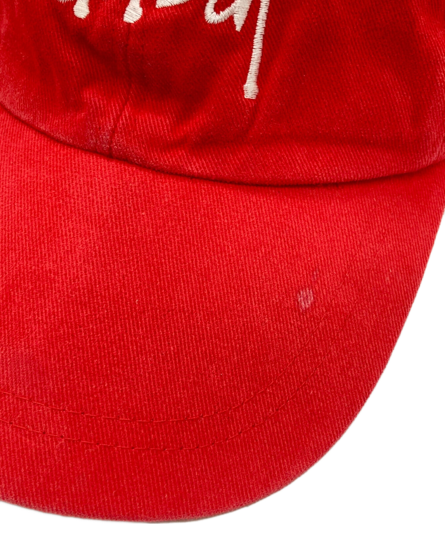 中古・古着通販】stussy (ステューシー) キャップ レッド サイズ:下記 