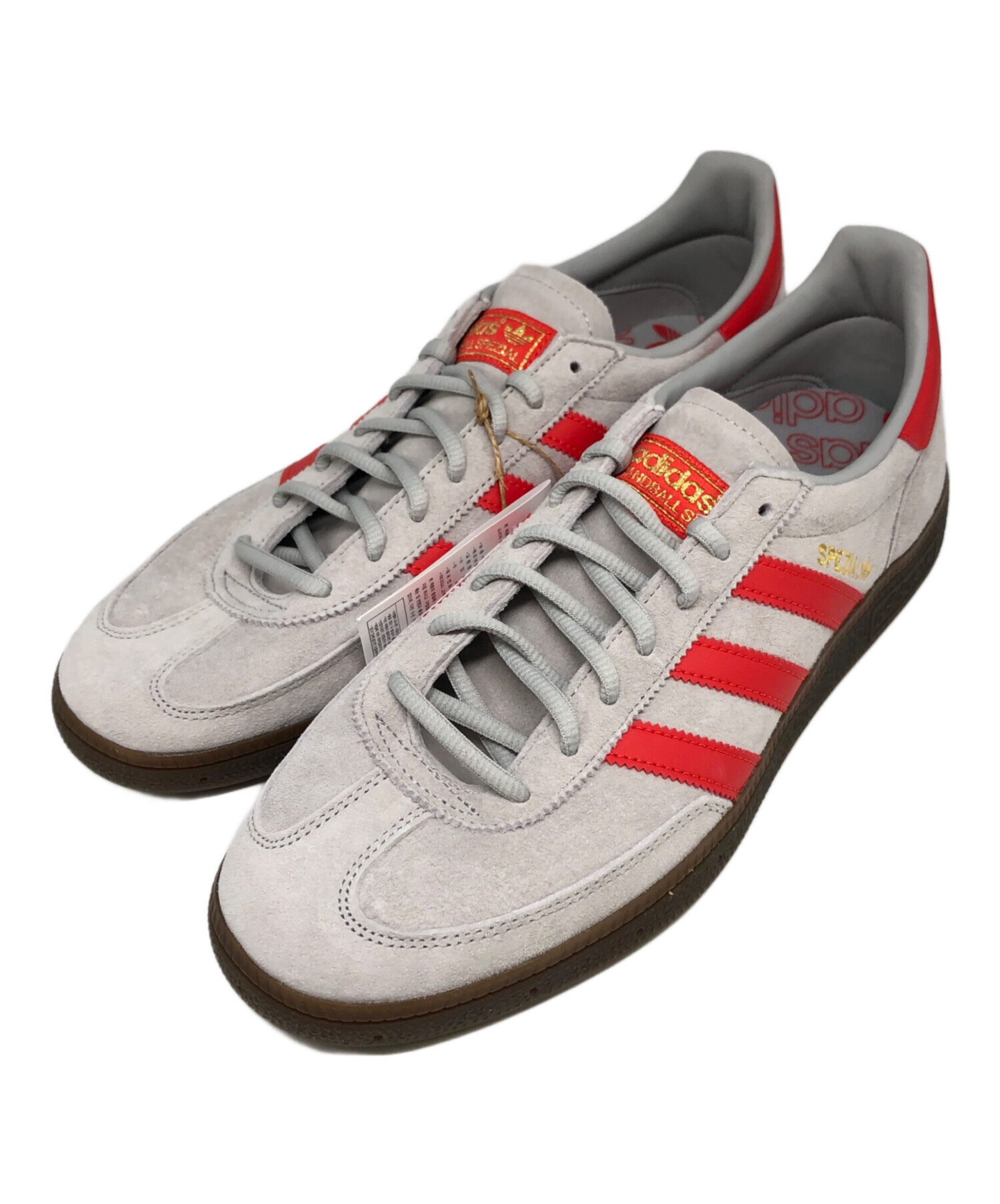 中古・古着通販】adidas (アディダス) HANDBALL SPEZIAL GRAY RED GUM 