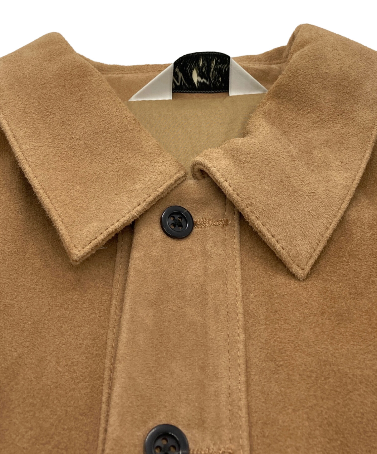 中古・古着通販】ANCELLM (アンセルム) SUEDE SHORT SHIRT JACKET