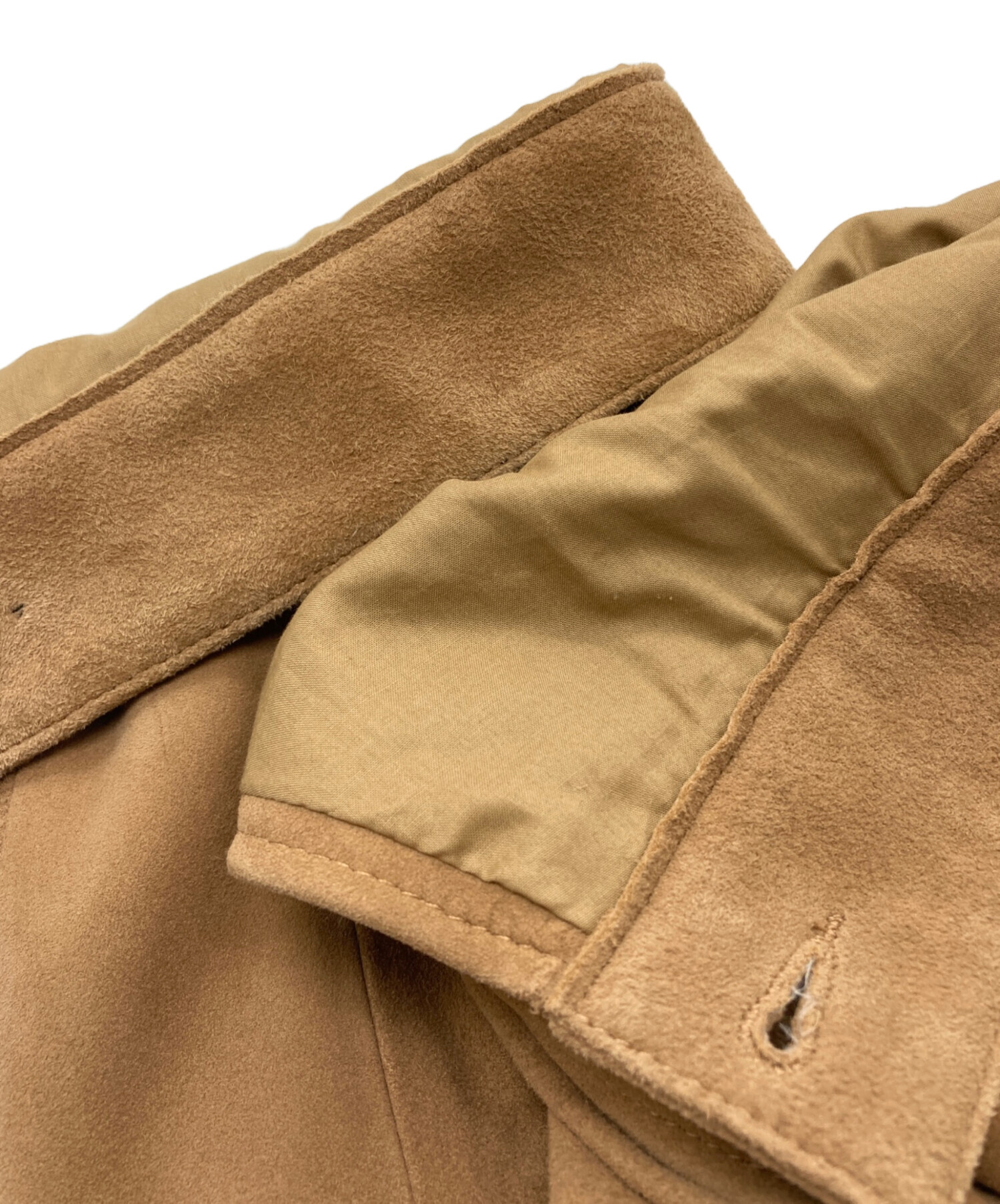 中古・古着通販】ANCELLM (アンセルム) SUEDE SHORT SHIRT JACKET