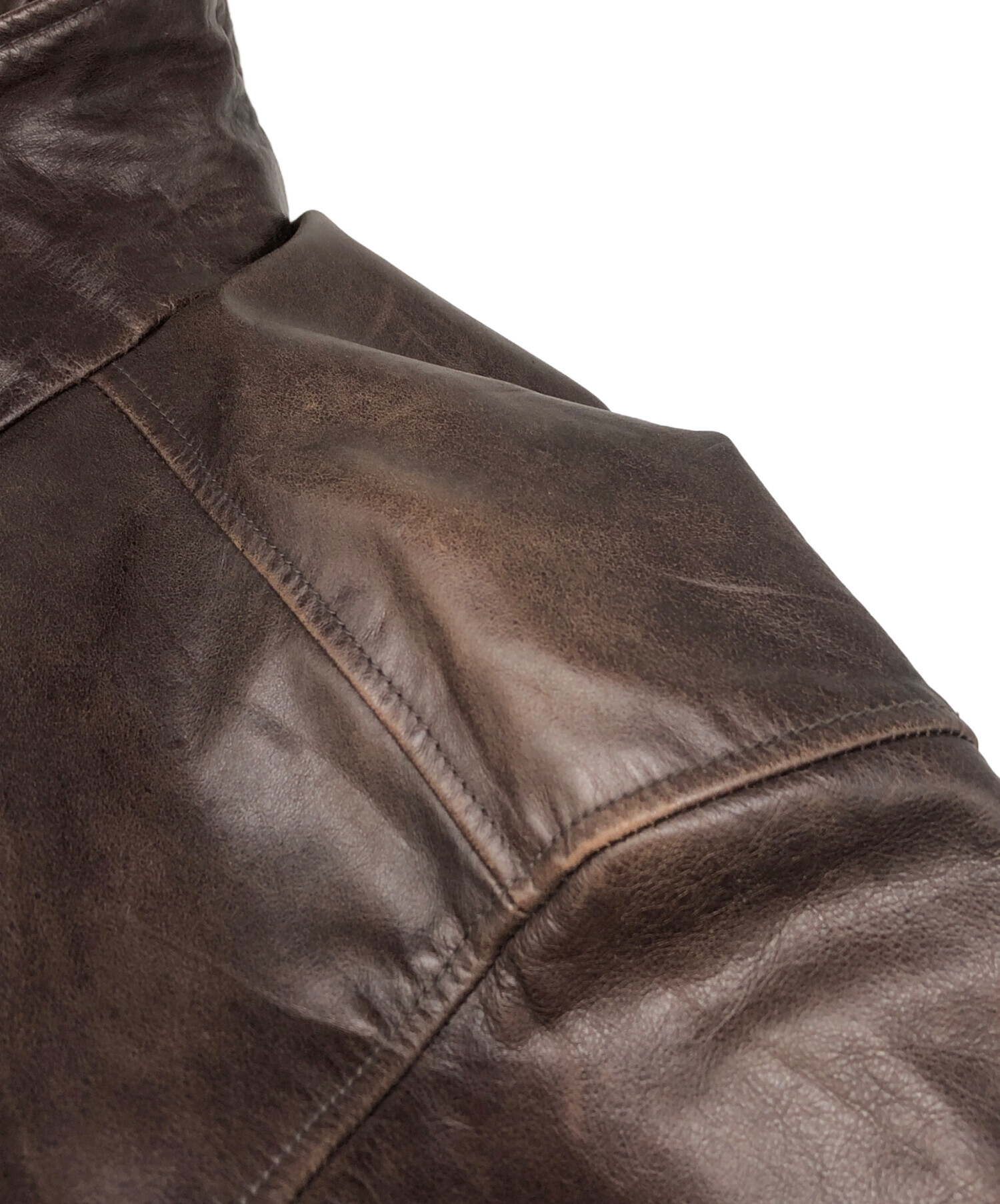 中古・古着通販】OLD GAP (オールドギャップ) レザーカーコート