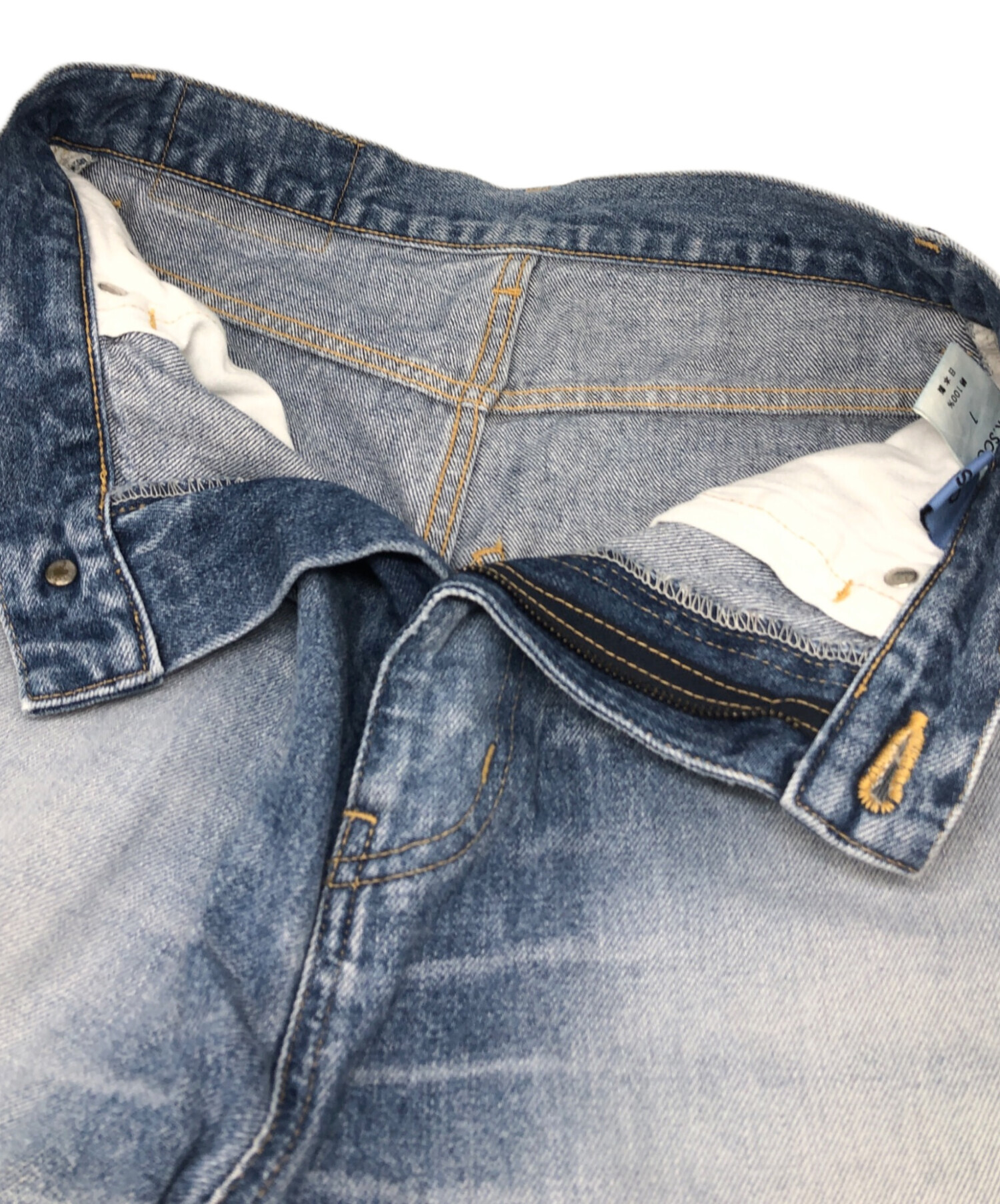 中古・古着通販】ok.soon (オクスン) original wide denim インディゴ