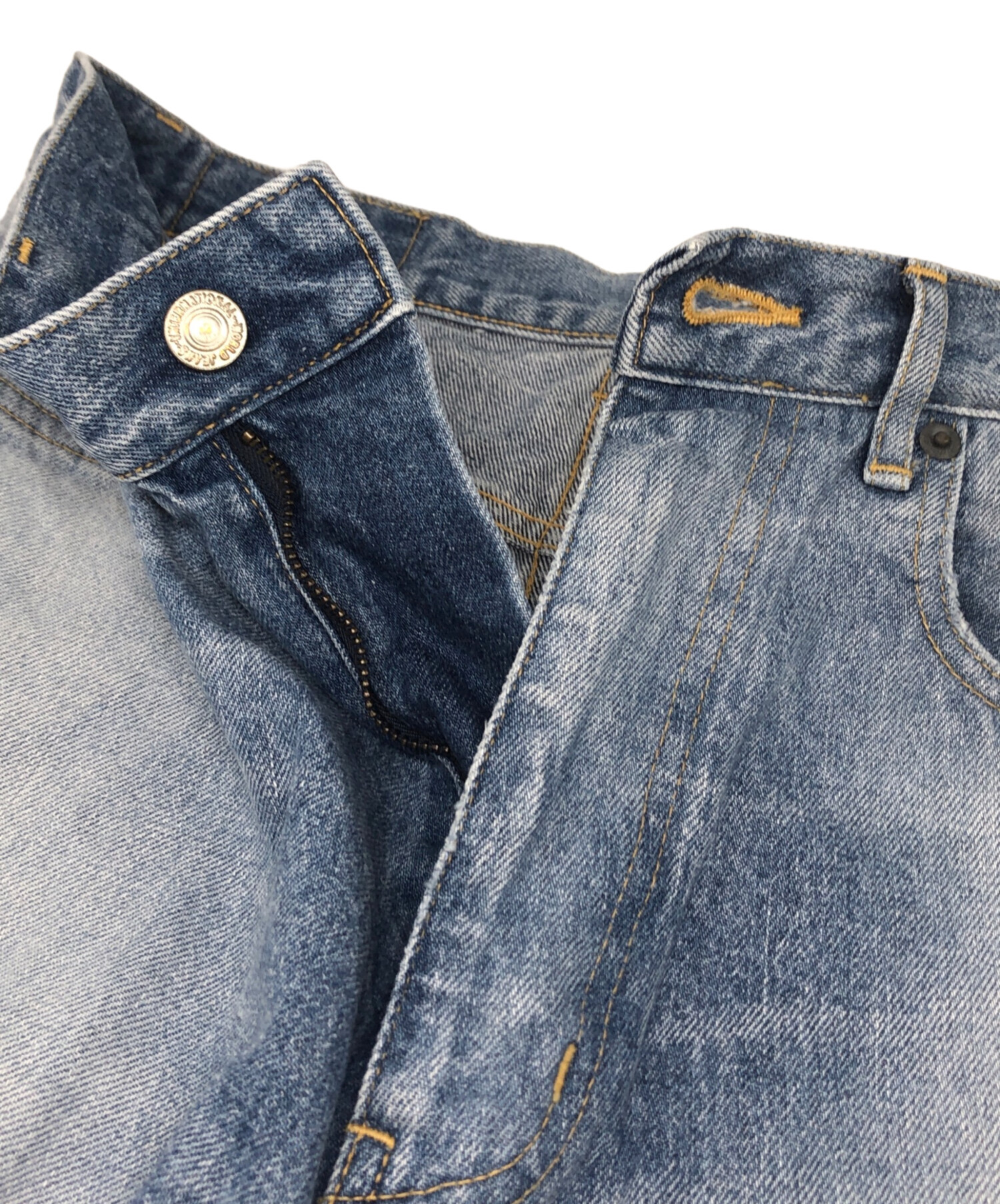 中古・古着通販】ok.soon (オクスン) original wide denim インディゴ