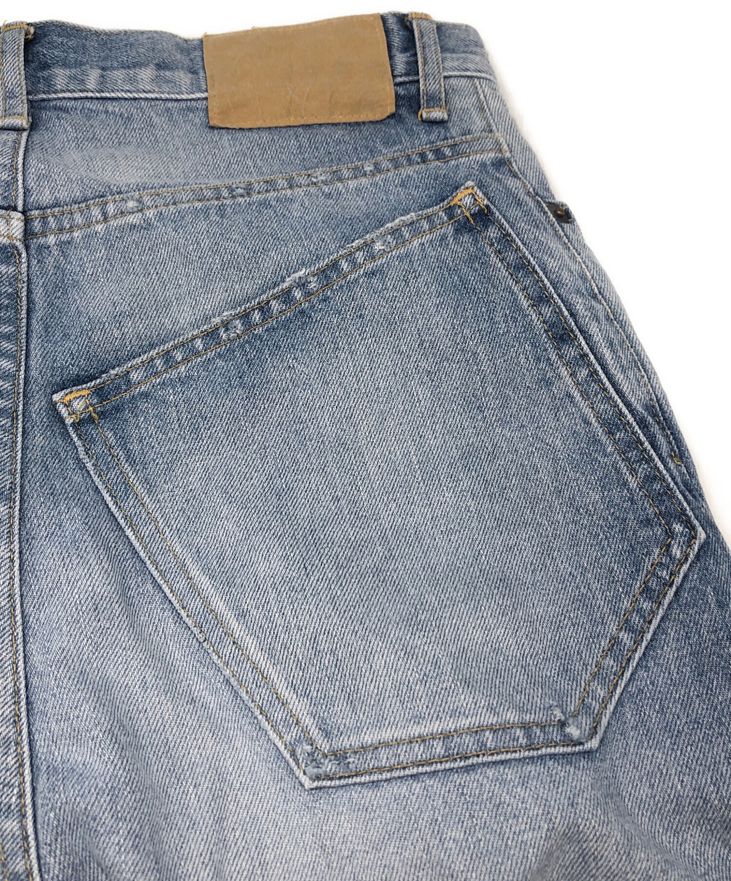 中古・古着通販】ok.soon (オクスン) original wide denim インディゴ