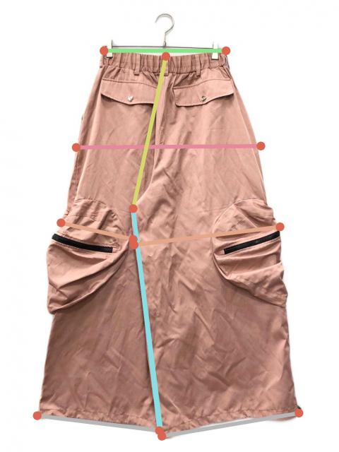 HEIHEI ヘイヘイ ハートポケットカーゴパンツ PINK ピンク 中古・古着通販】HEIHEI (ヘイヘイ) ハートポケットカーゴパンツ