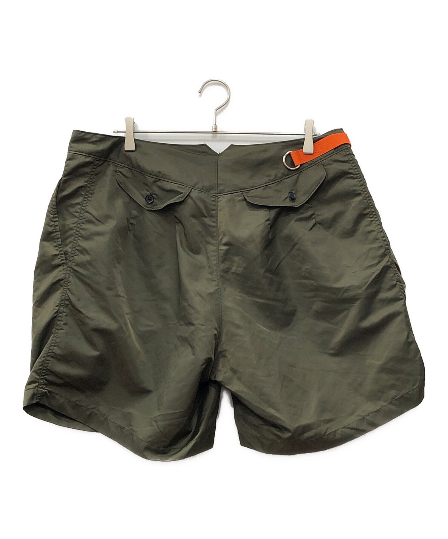 Kolor BEACON カーキショーツ　サイズ2 中古・古着通販】kolor/BEACON (カラービーコン) ナイロンショーツ