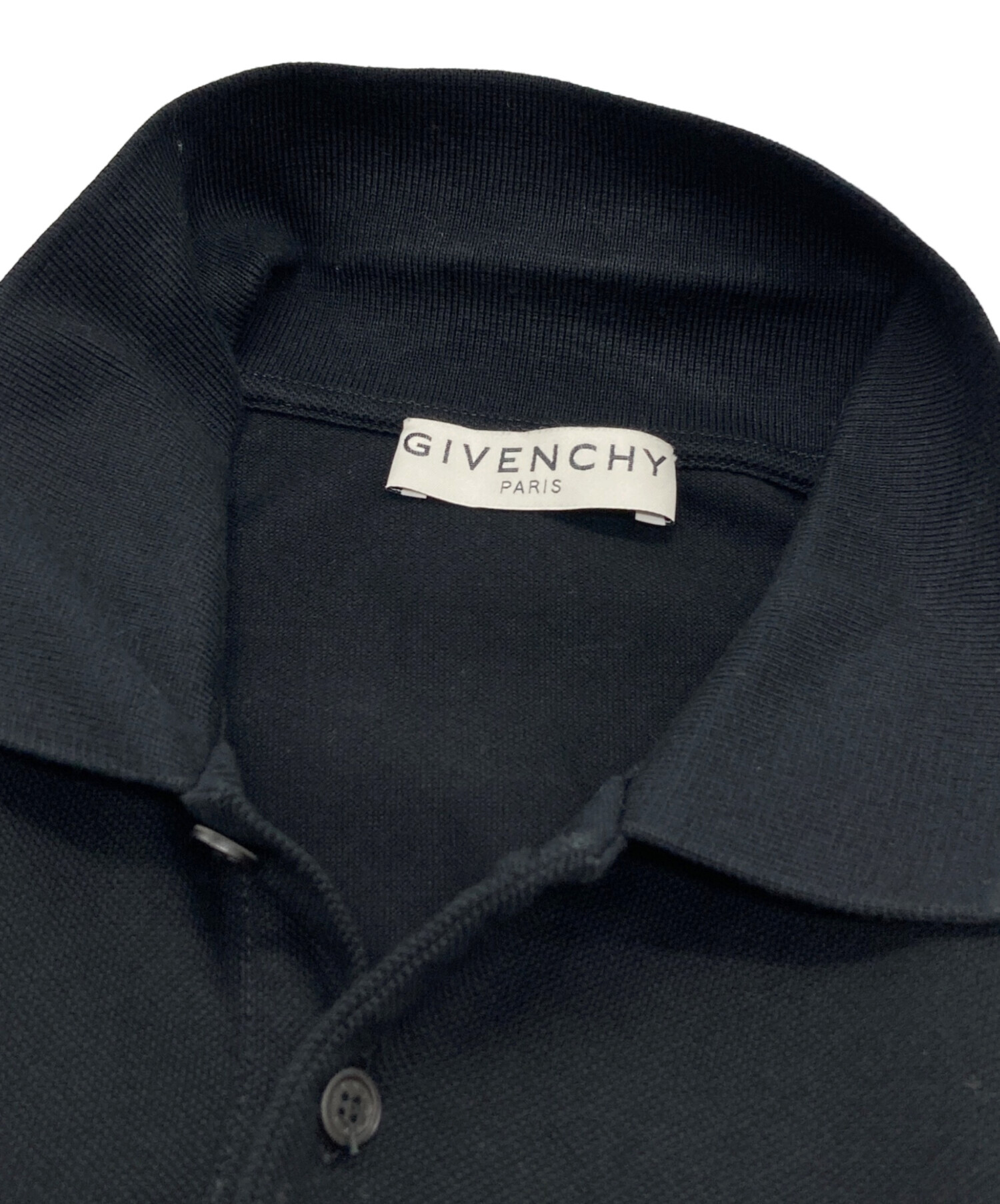 中古・古着通販】GIVENCHY (ジバンシィ) ポロシャツ ブラック サイズ:S