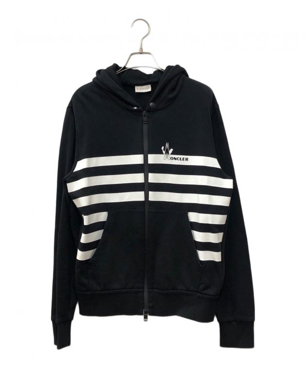 MONCLER MAGLIA CARDIGAN ジップアップ ボーダー パーカー