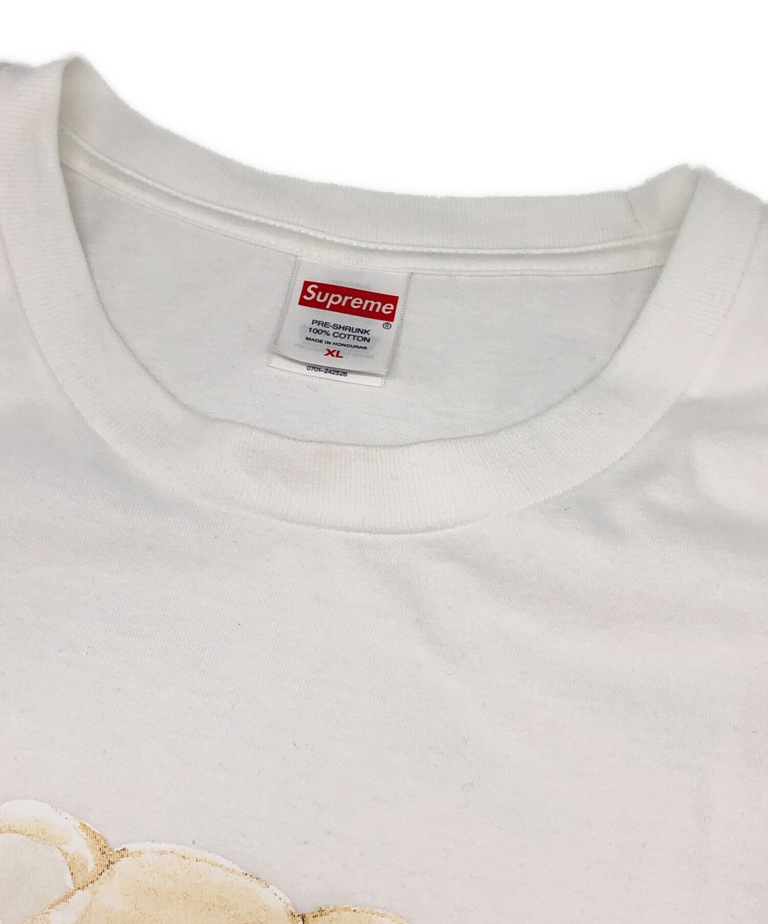 中古・古着通販】SUPREME (シュプリーム) Bear Tee White ホワイト 