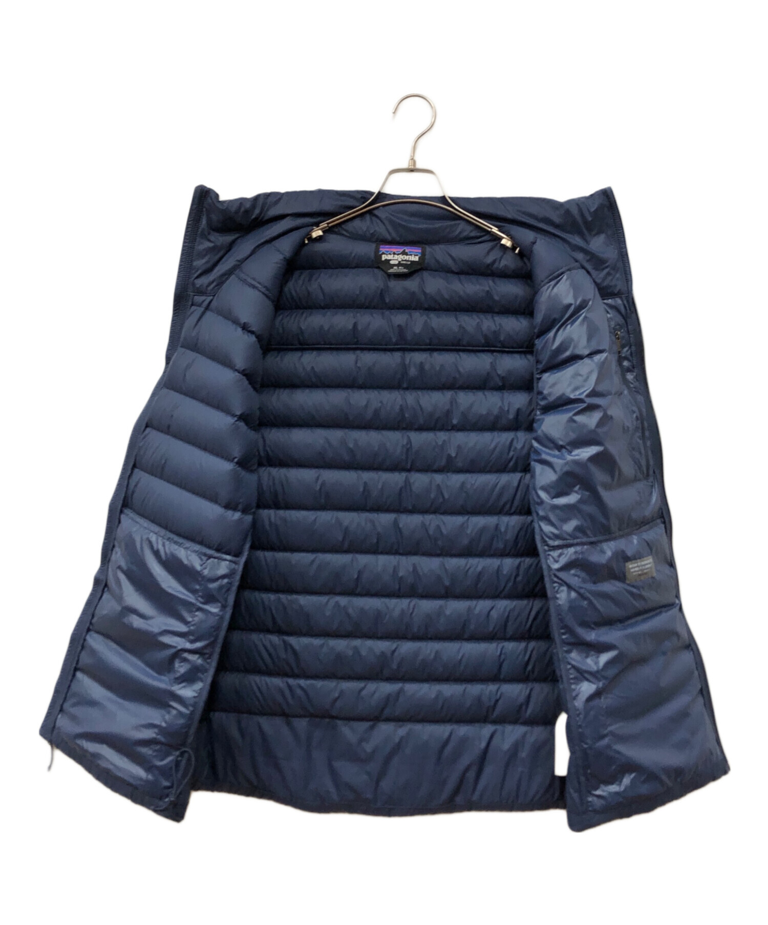 中古・古着通販】Patagonia (パタゴニア) ダウンベスト ブルー サイズ
