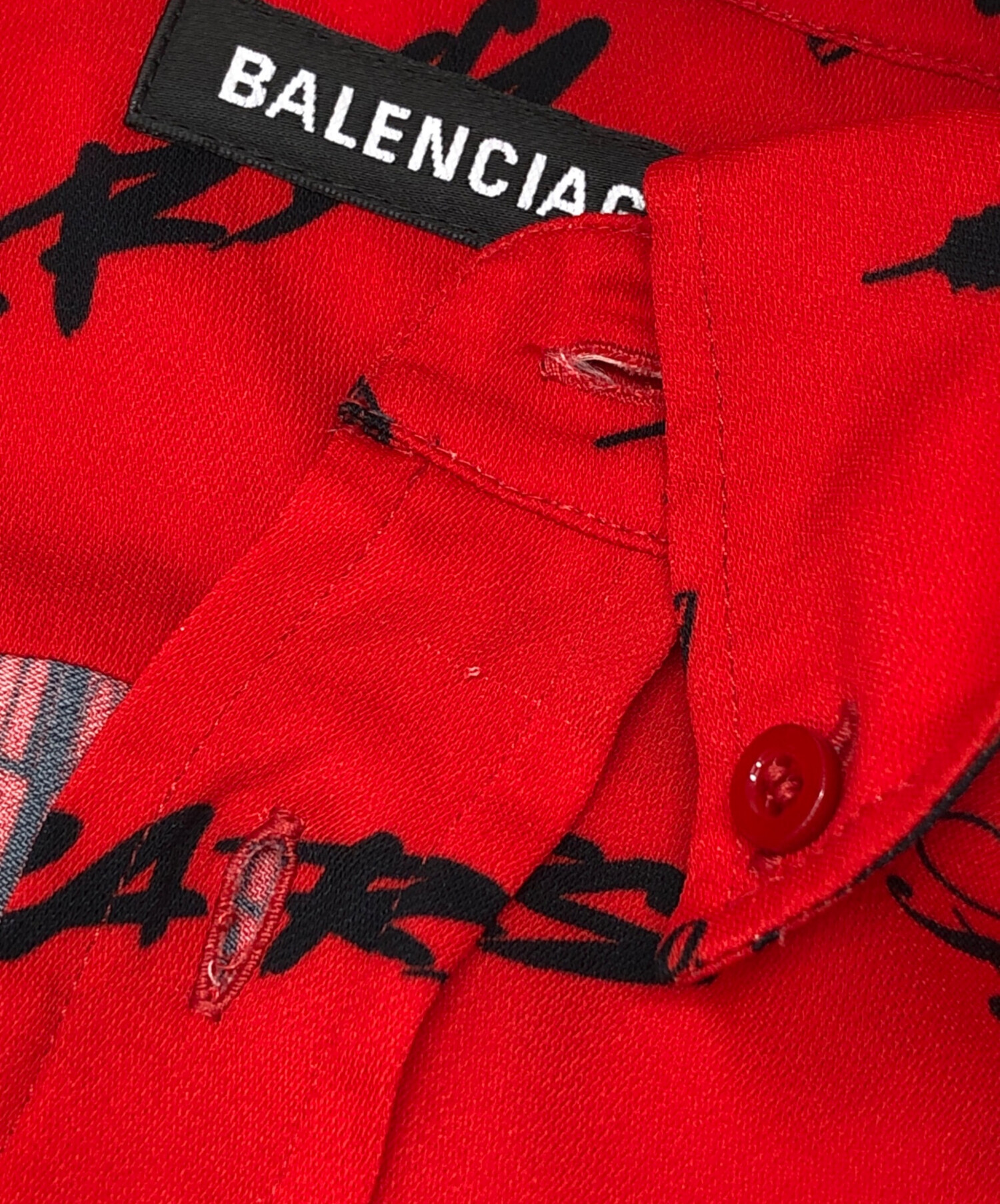 中古・古着通販】BALENCIAGA (バレンシアガ) ツーリストプリントシャツ