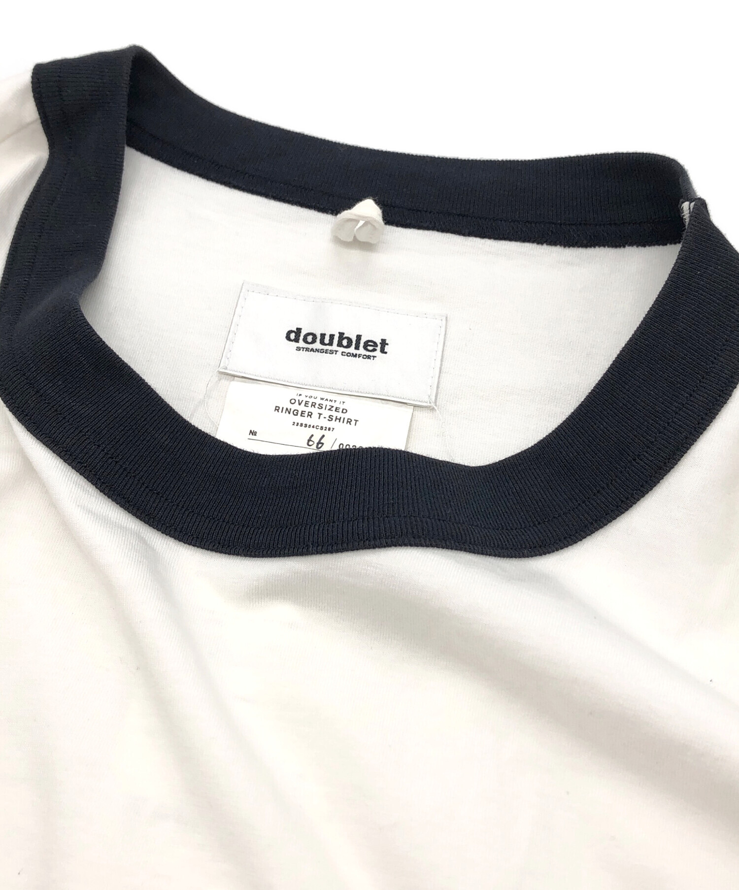 中古・古着通販】doublet (ダブレット) OVERSIZED RINGER T-SHIRT 