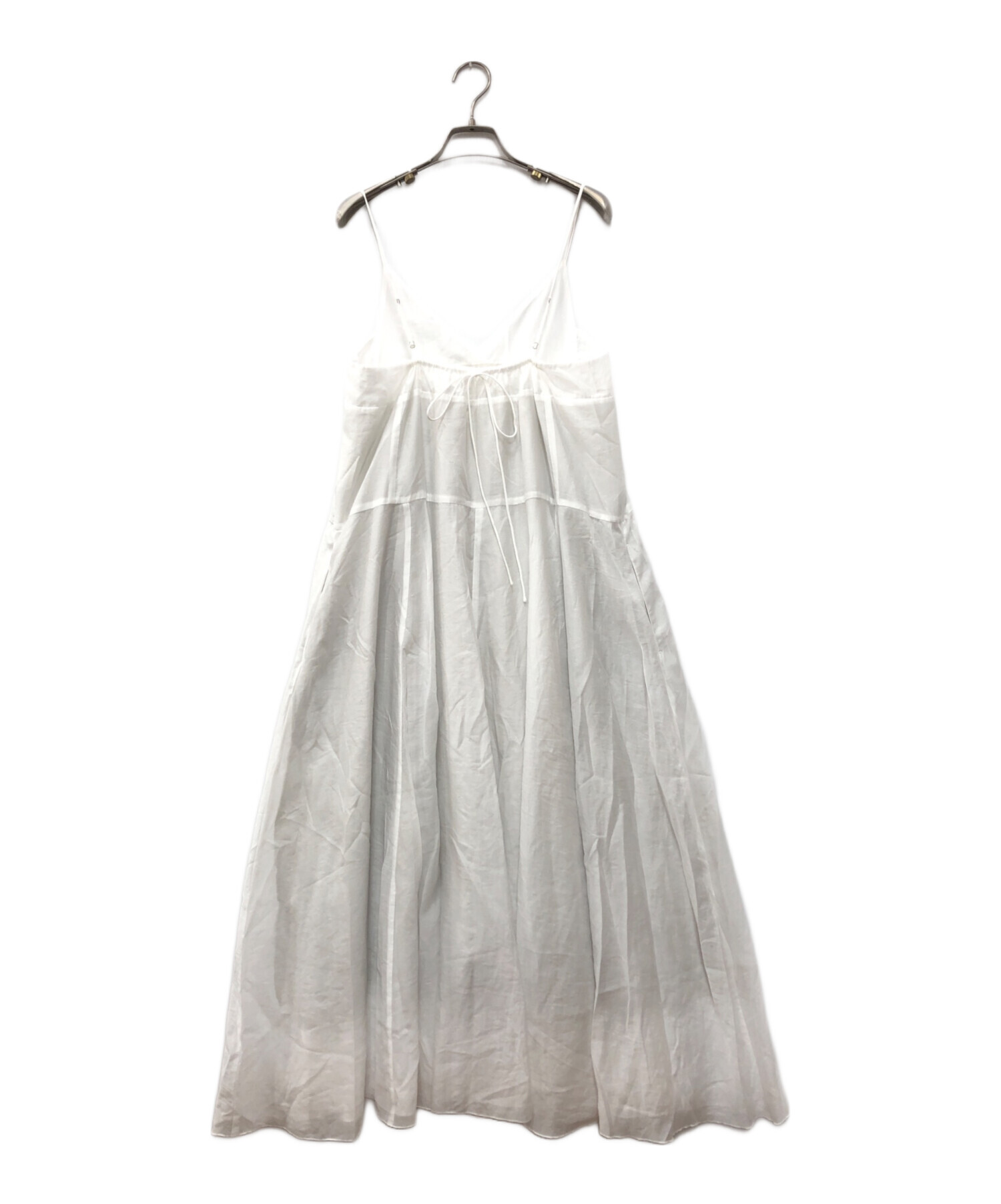 中古・古着通販】IENA (イエナ) エアリーキャミワンピース ホワイト